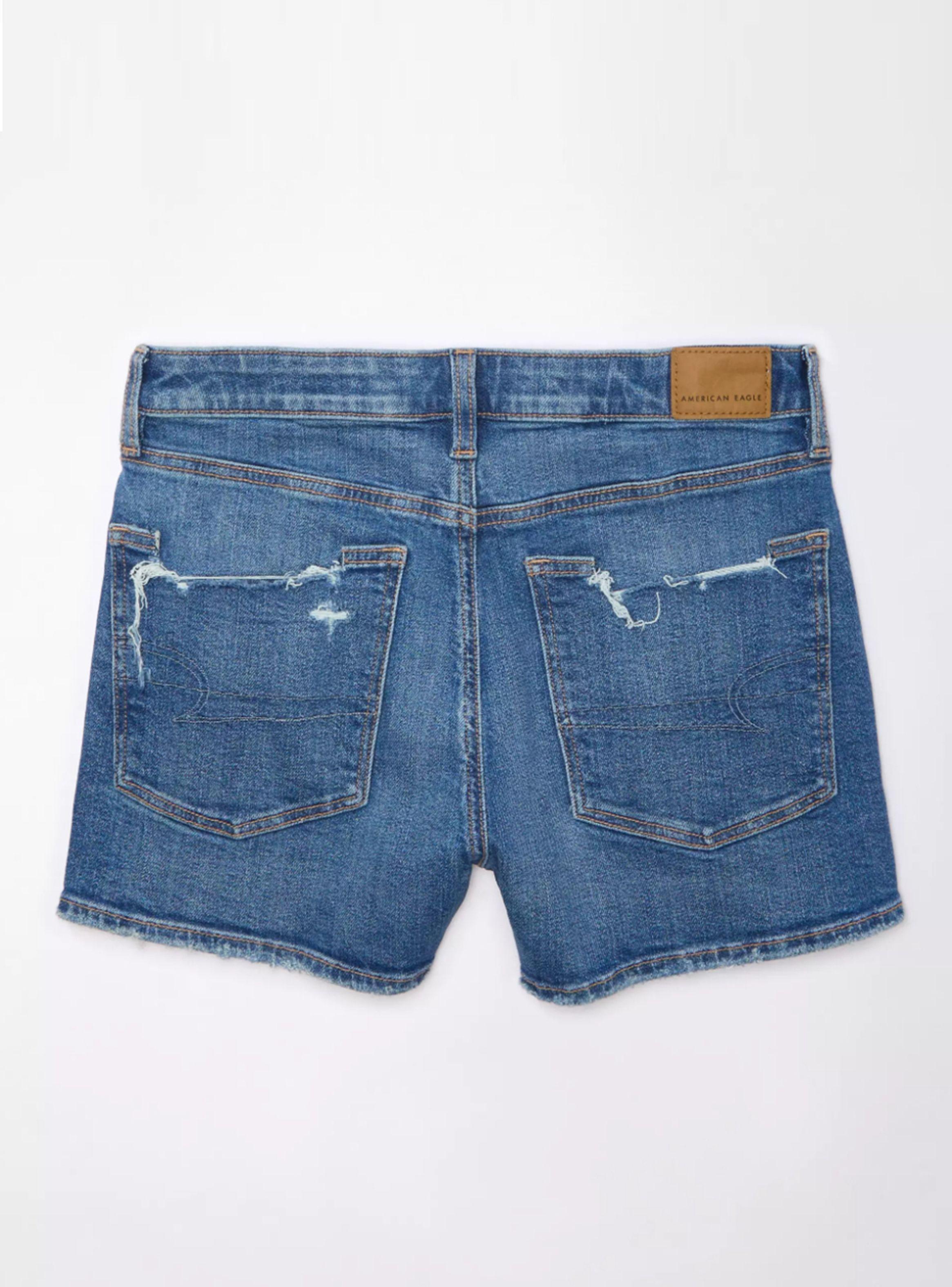 Short Ae Strigid Denim Mom Rasgados-2