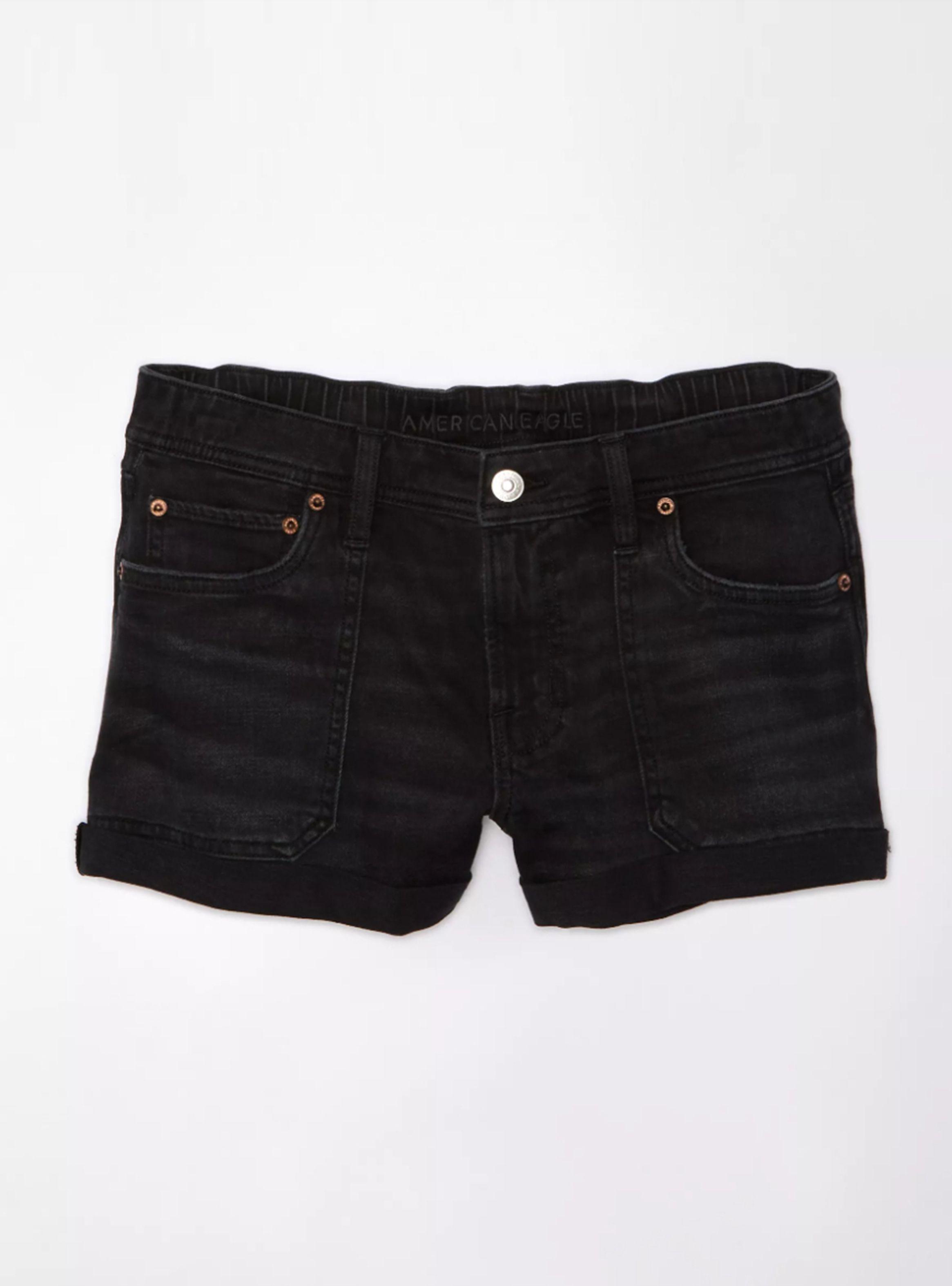 Short Denim Tiro Bajo Strech-1