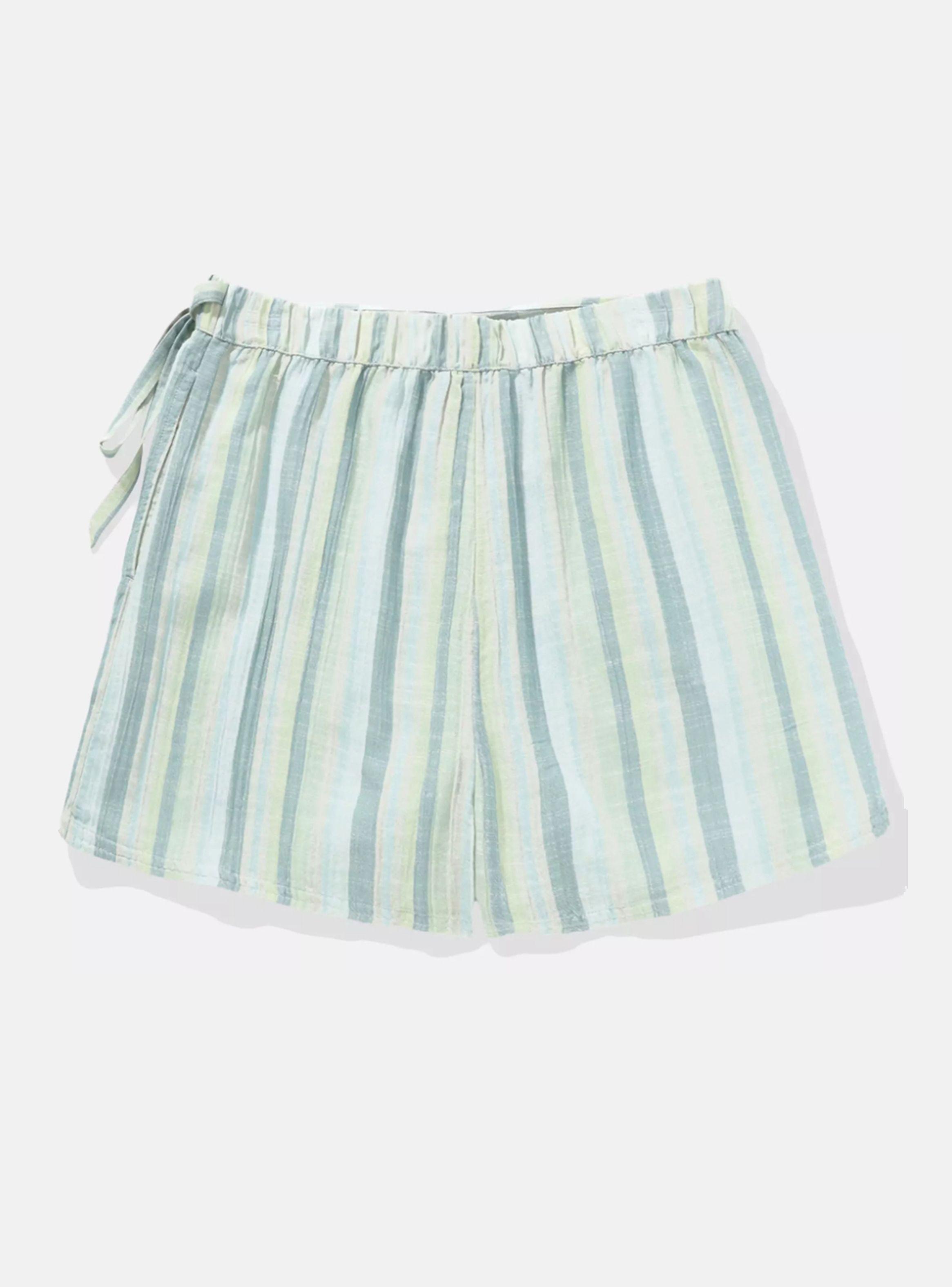 Falda Short Cruzada con Líneas-1