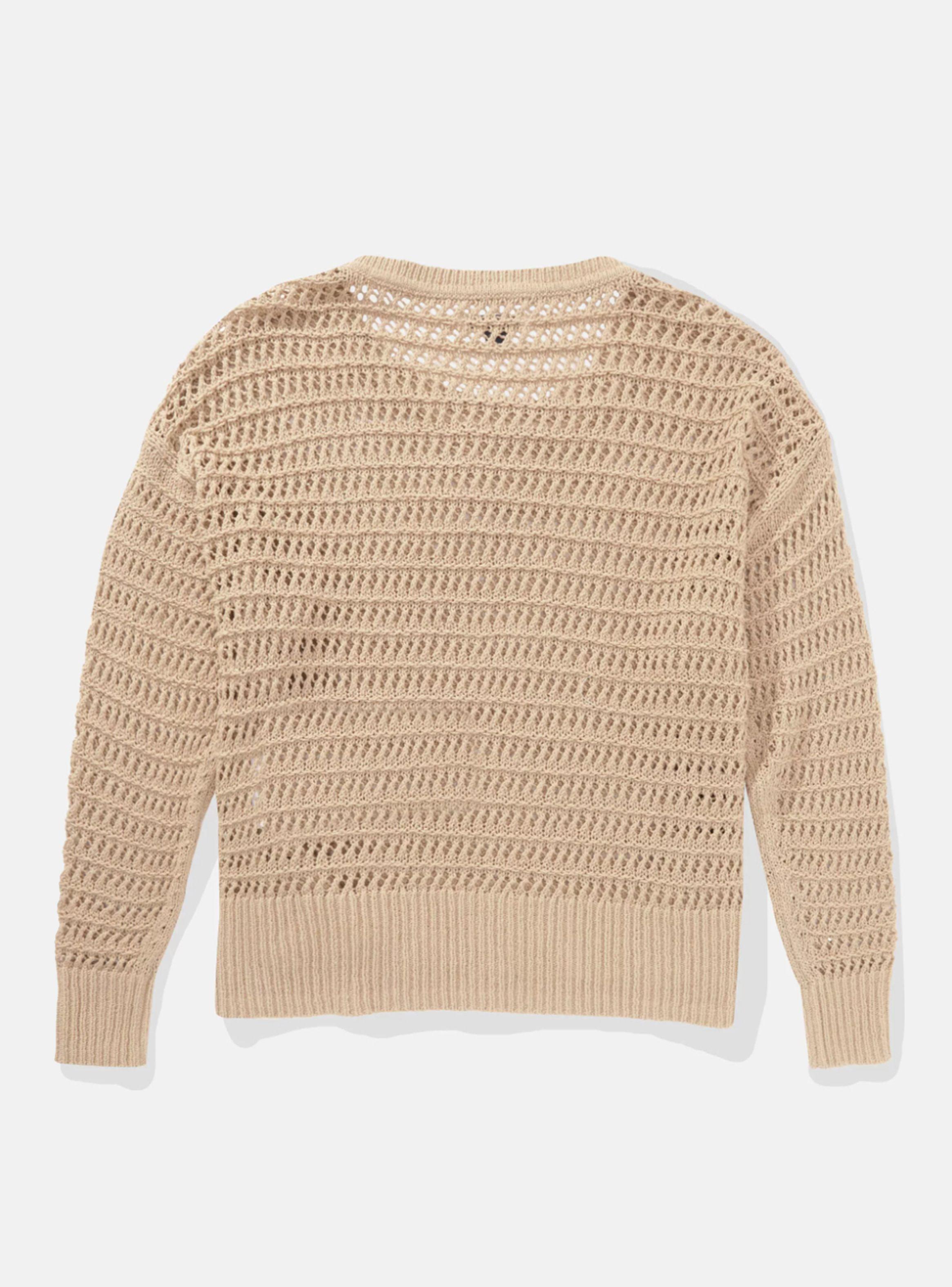 Sweater Ae Crochet Manga Larga-2