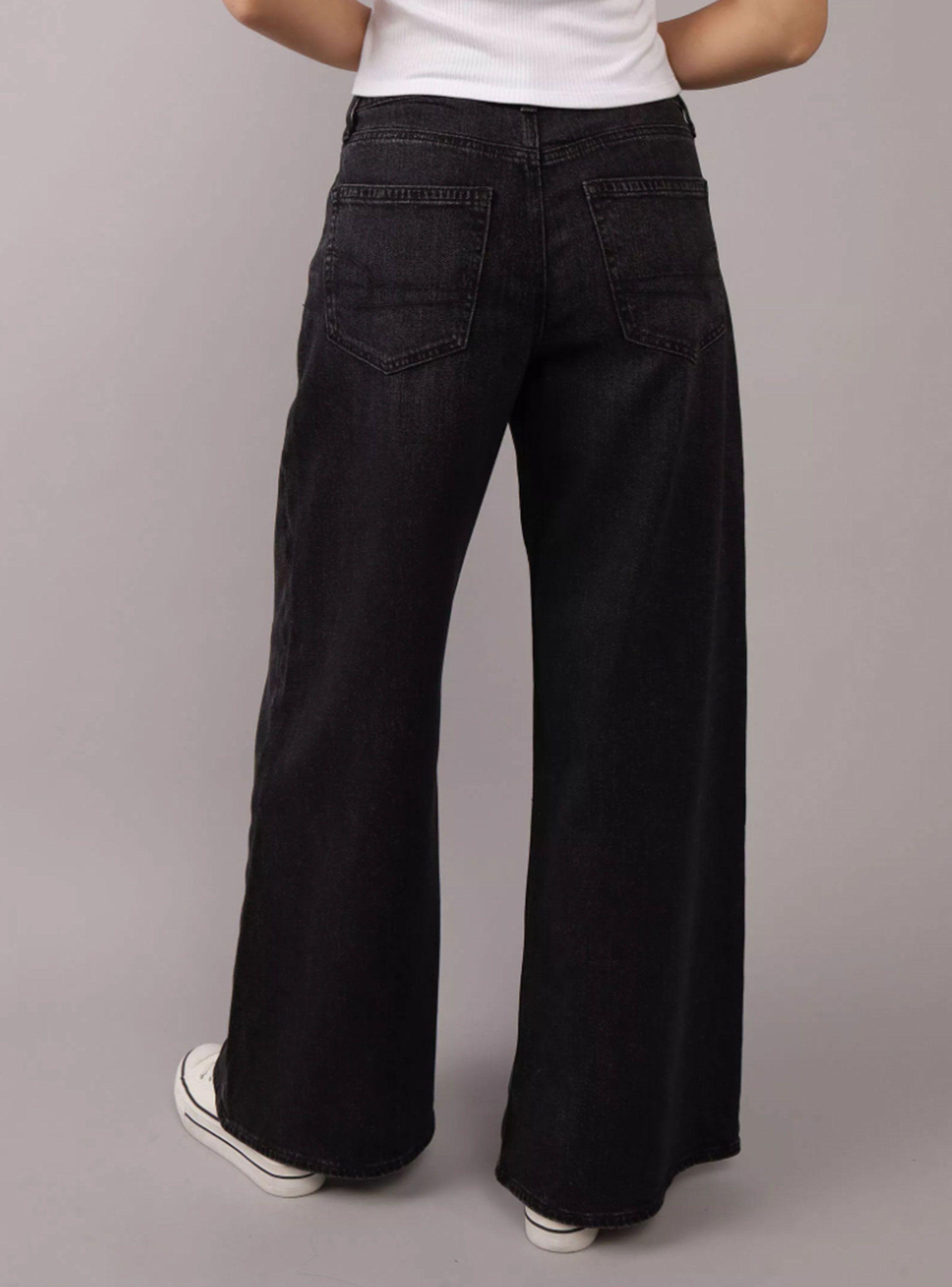 Jeans Ae Wide Leg Tiro Alto-1