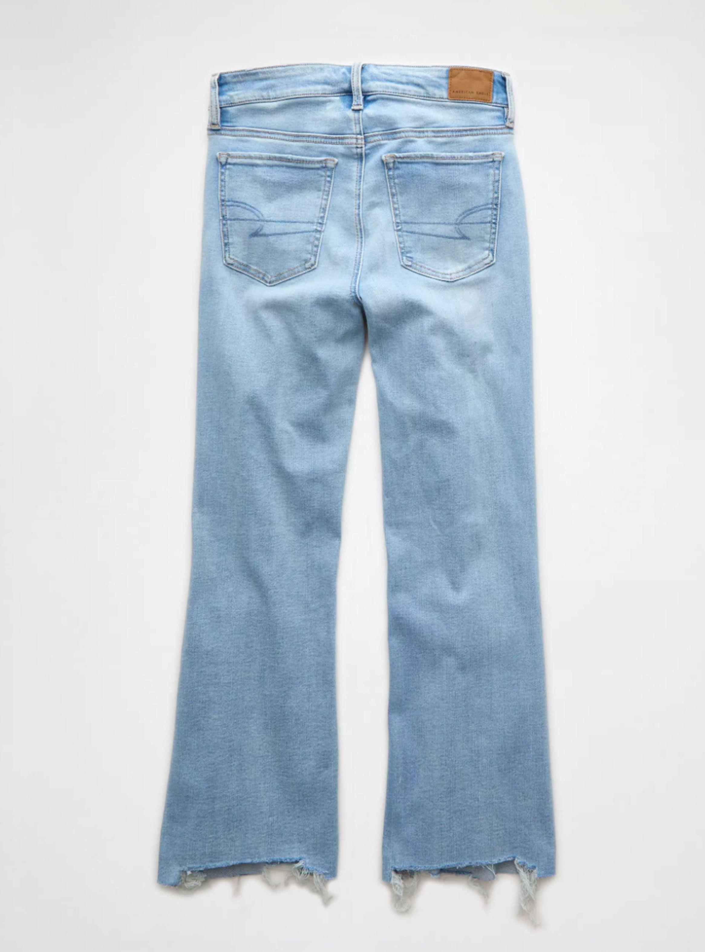 Jeans Ae Next Level Kick Bootcut Crop Tiro Alto-3