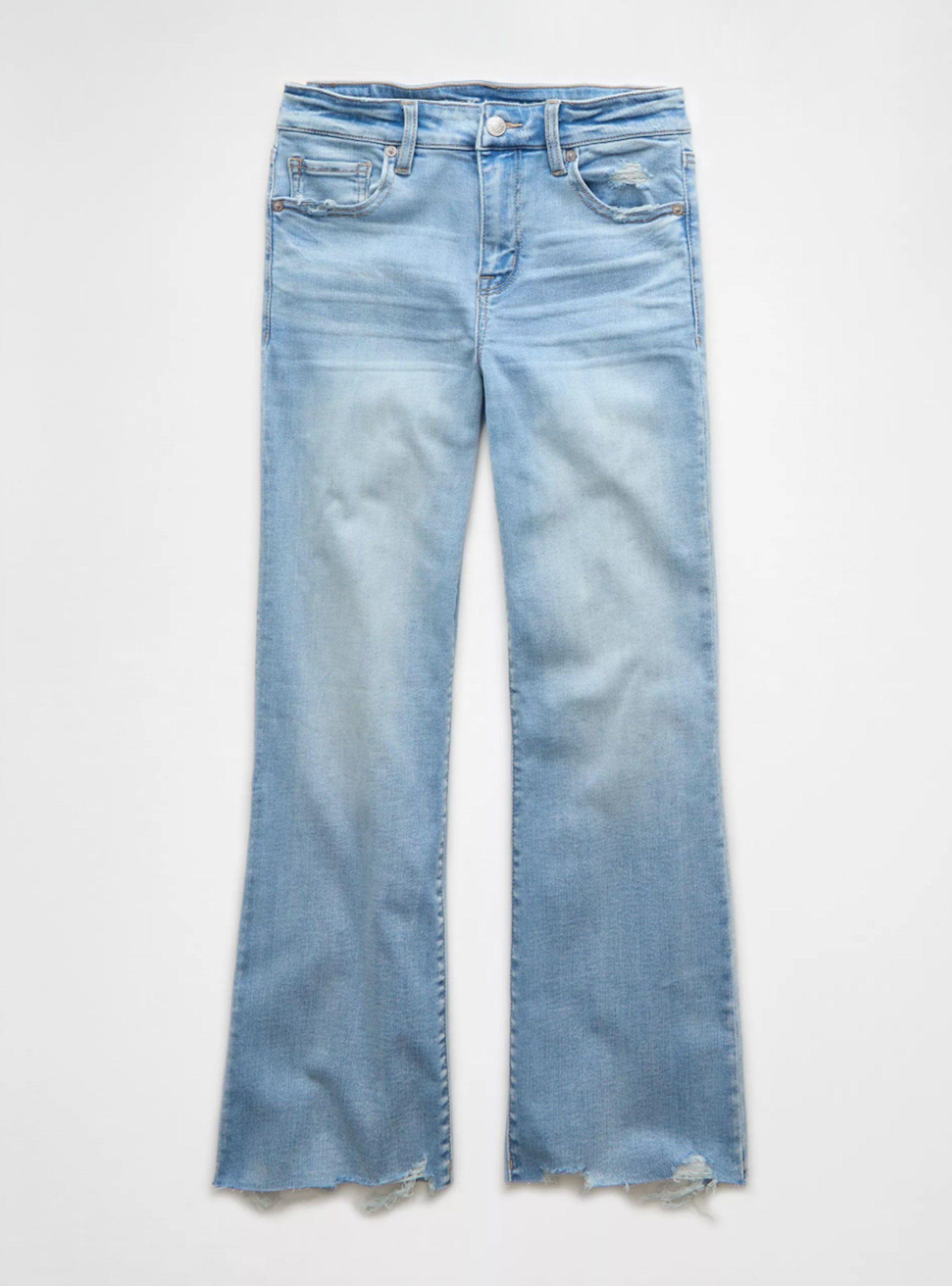 Jeans Ae Next Level Kick Bootcut Crop Tiro Alto-2