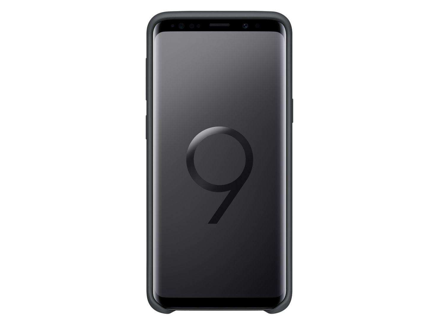 Carcasa Samsung Silicona para Galaxy S9 Negro-1