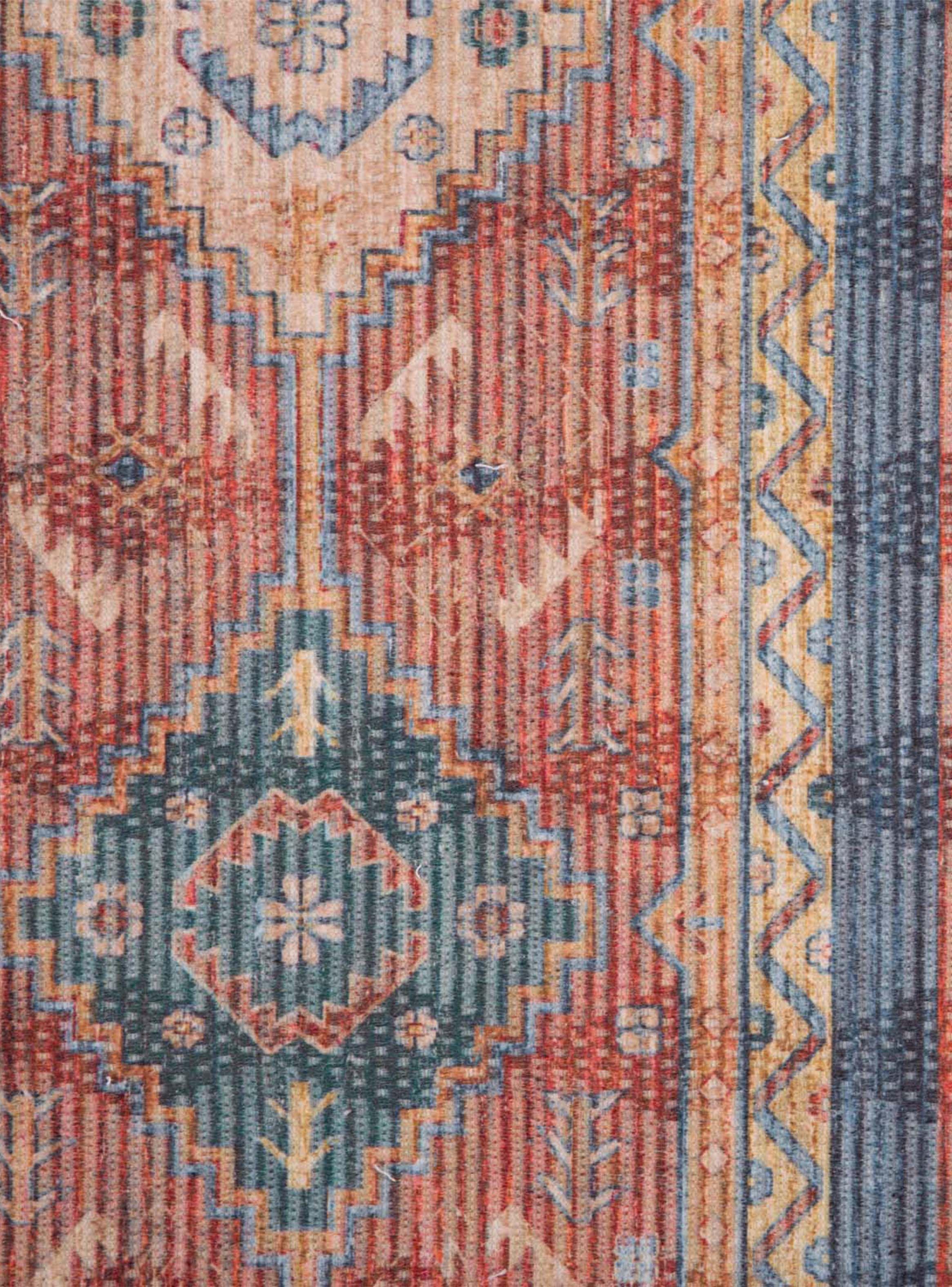 Alfombra Kelim Rojo 200 x 300 cm-2