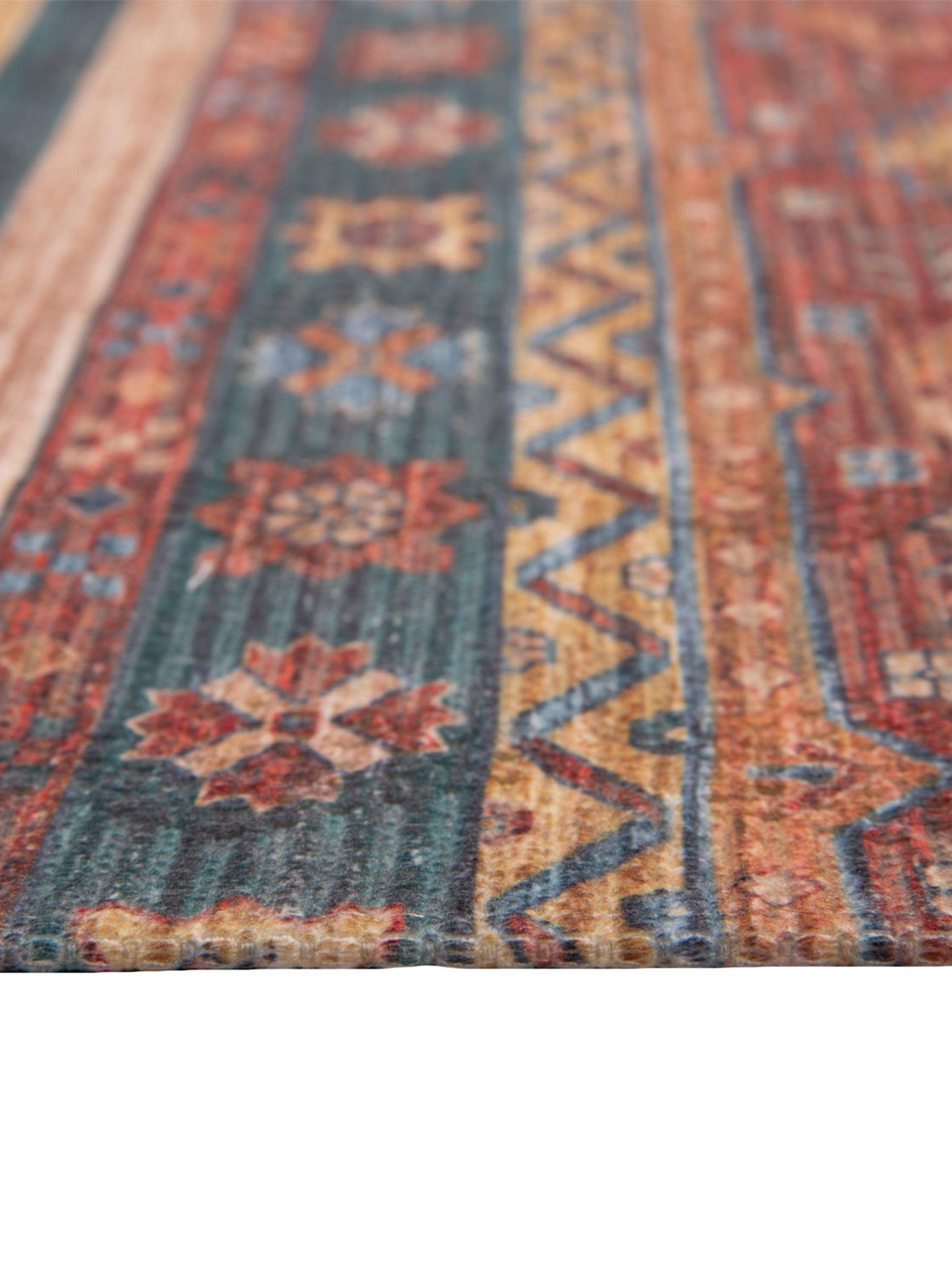 Alfombra Kelim Rojo 200 x 300 cm-1