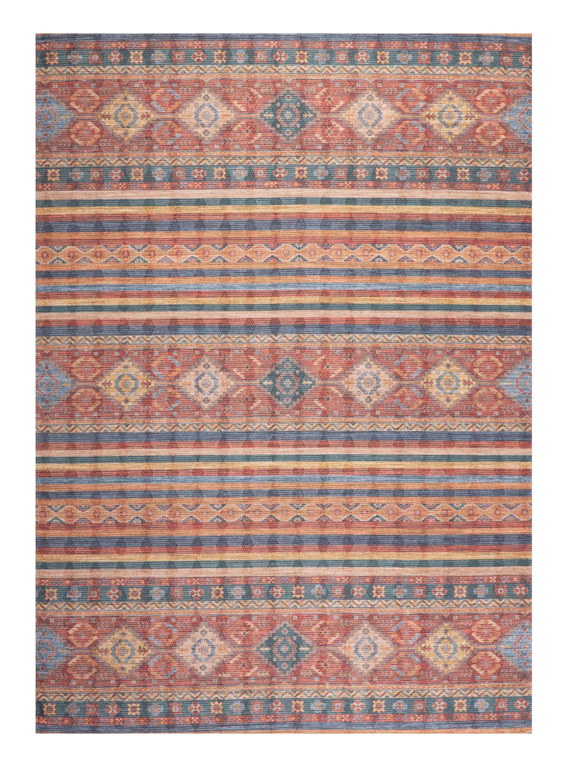Alfombra Kelim Rojo 200 x 300 cm-0