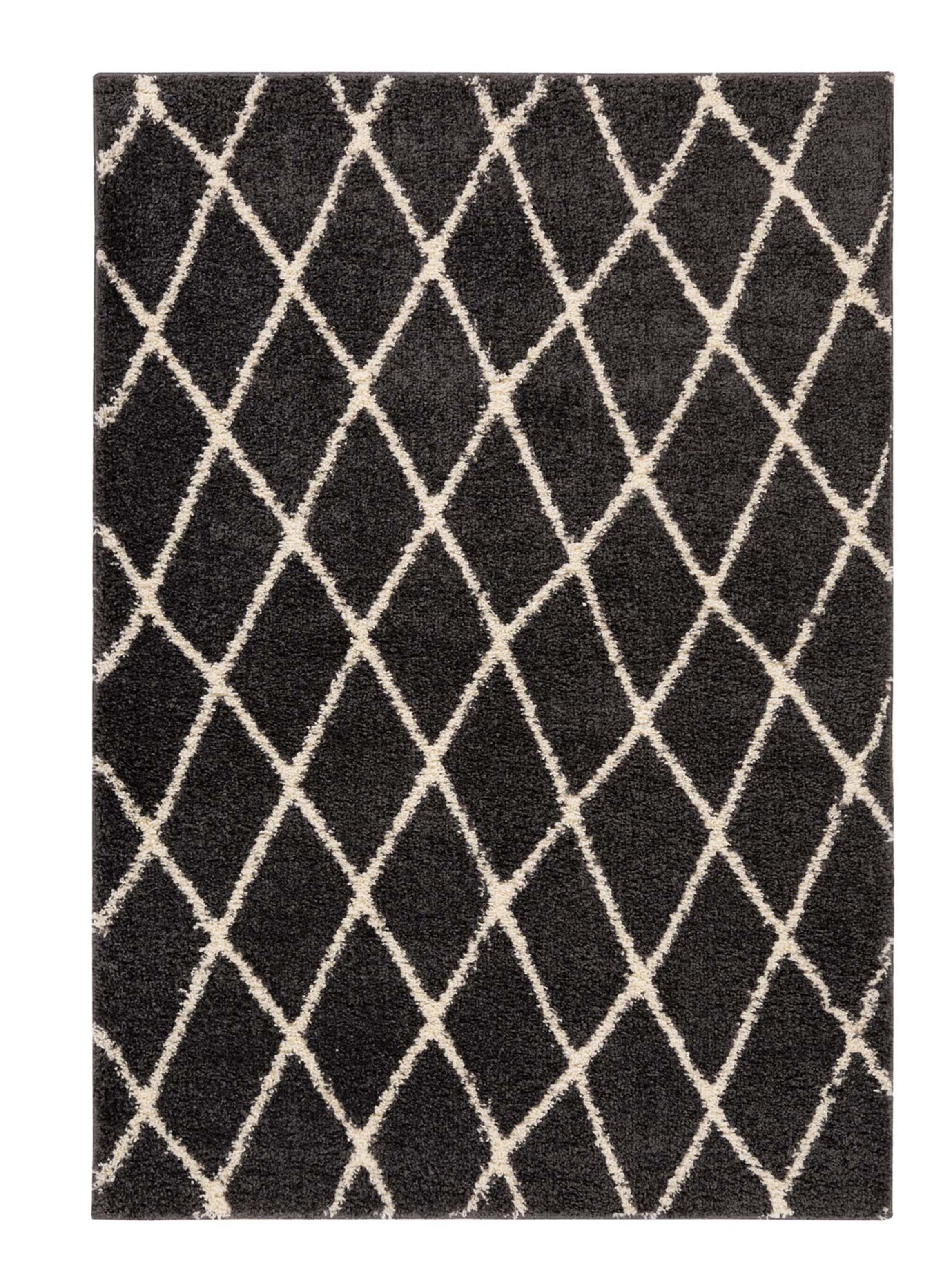 Alfombra Jacinta Gris 200 x 290 cm Rombos-0