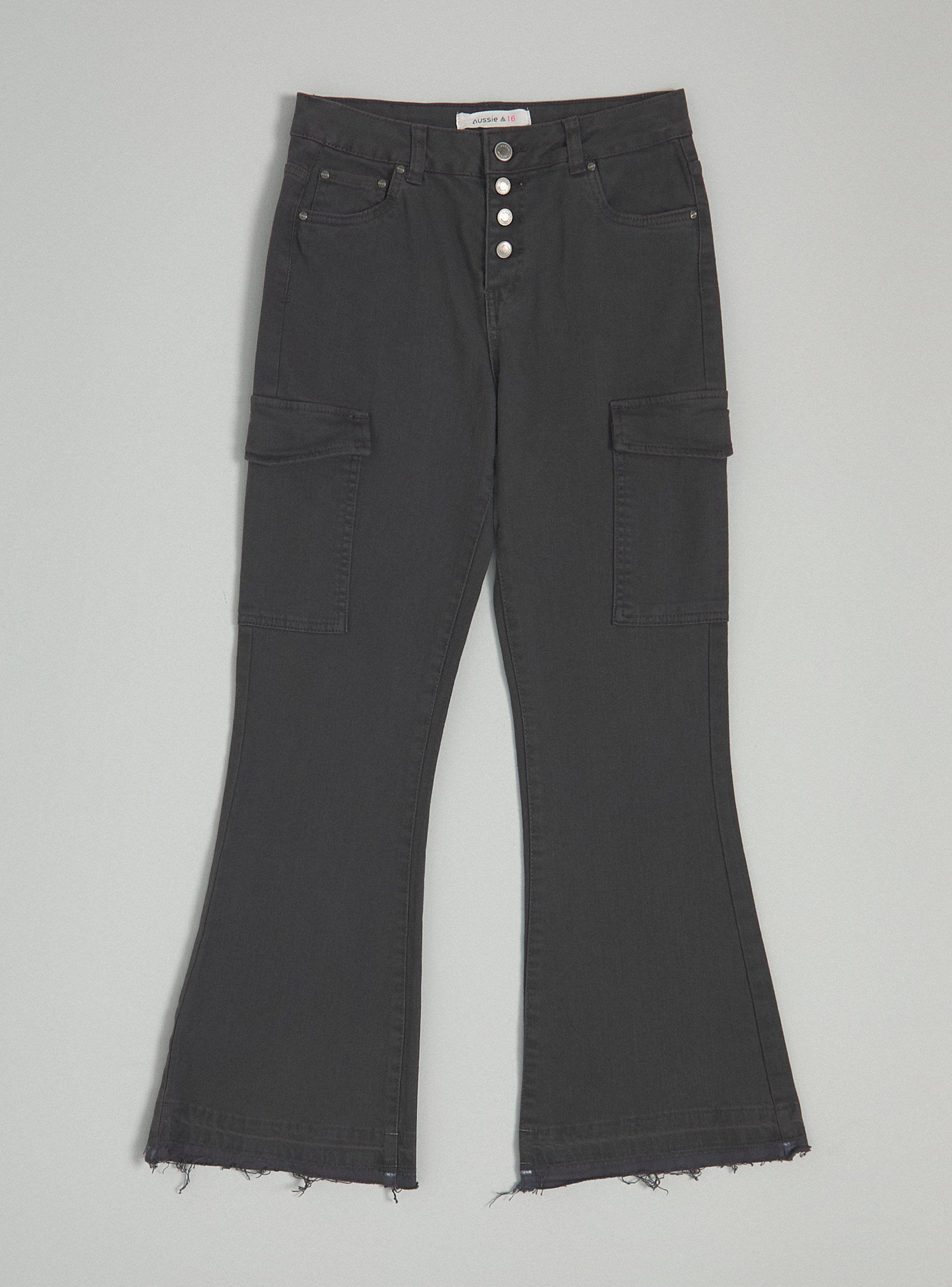 Pantalón Bolsillo Cargo con Detalle Deflecado-2