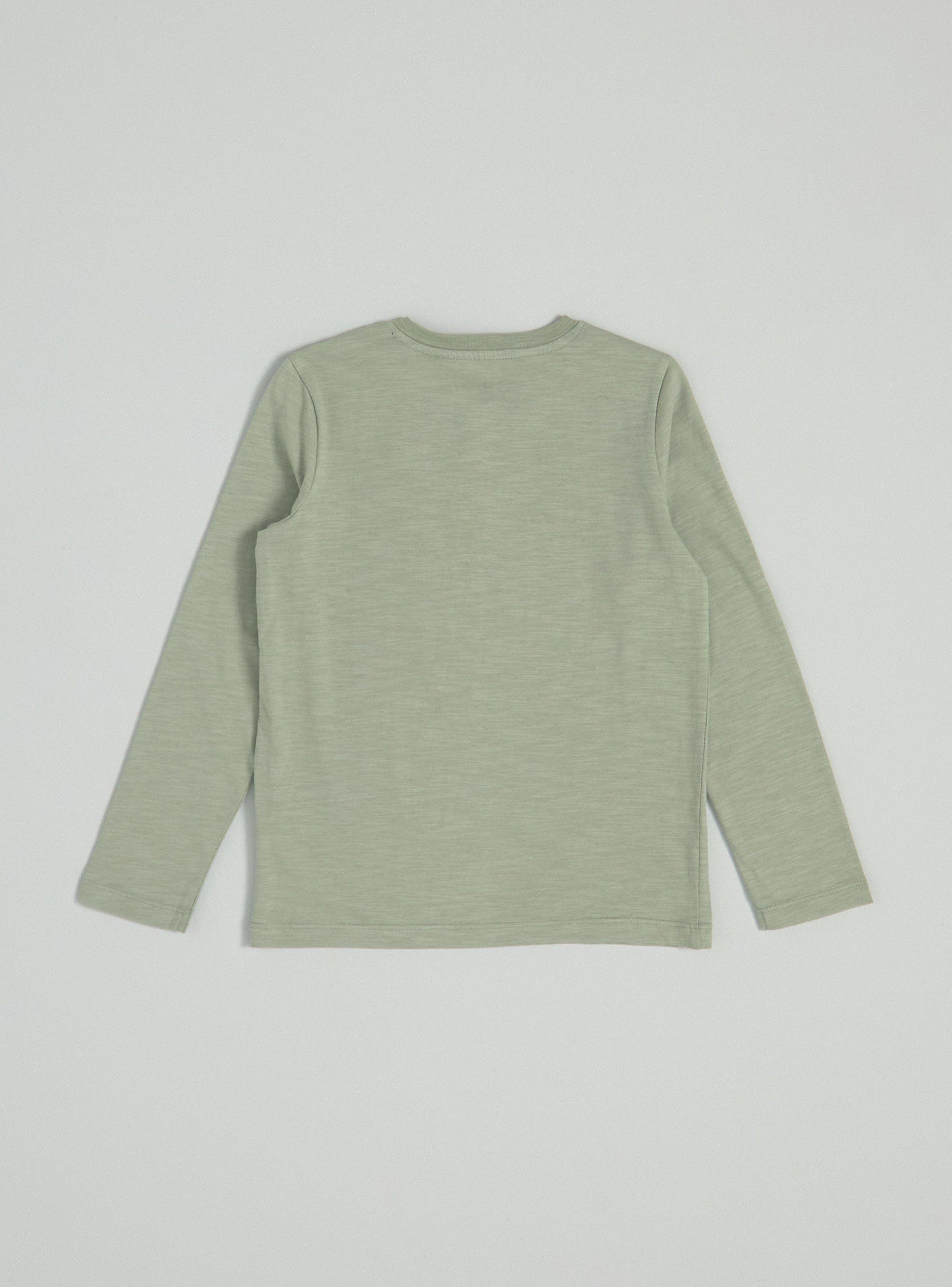 Polera Diseño Liso Henley Botones-3