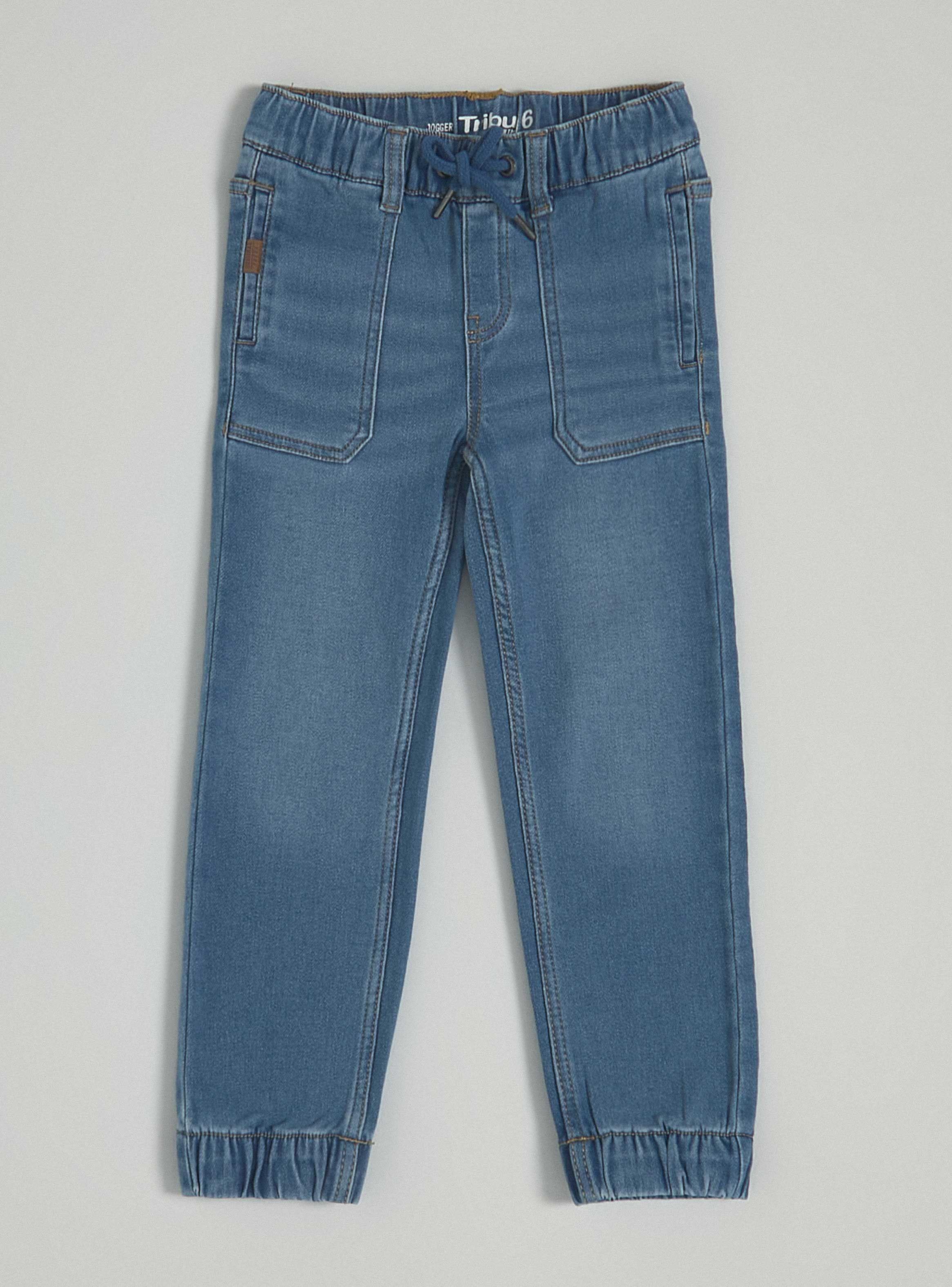 Jeans Knit Denim Puño-2
