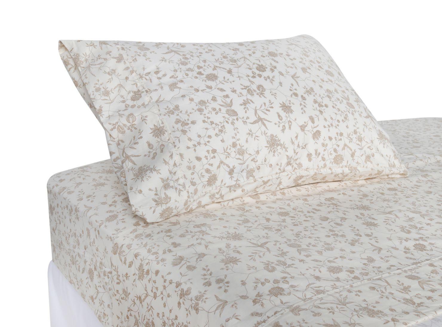 Sábanas King 200 Hilos Estampada Naturales-0