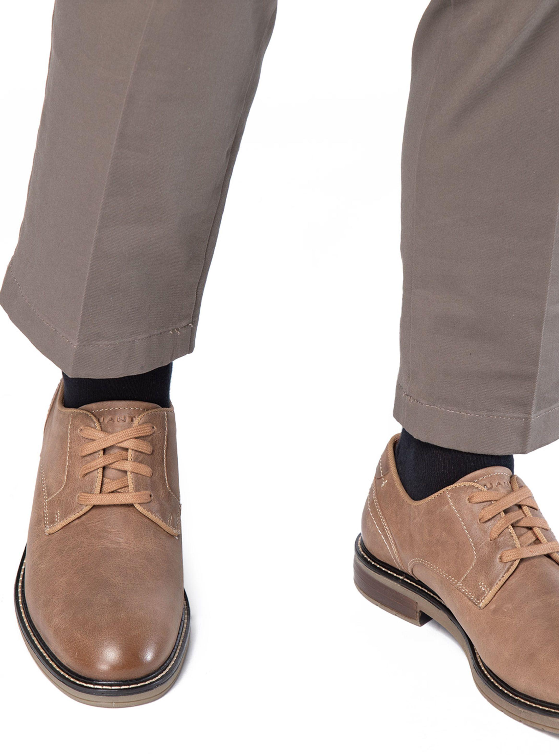 Zapato Casual Cuero Casper Taupe 35518 Hombre-0