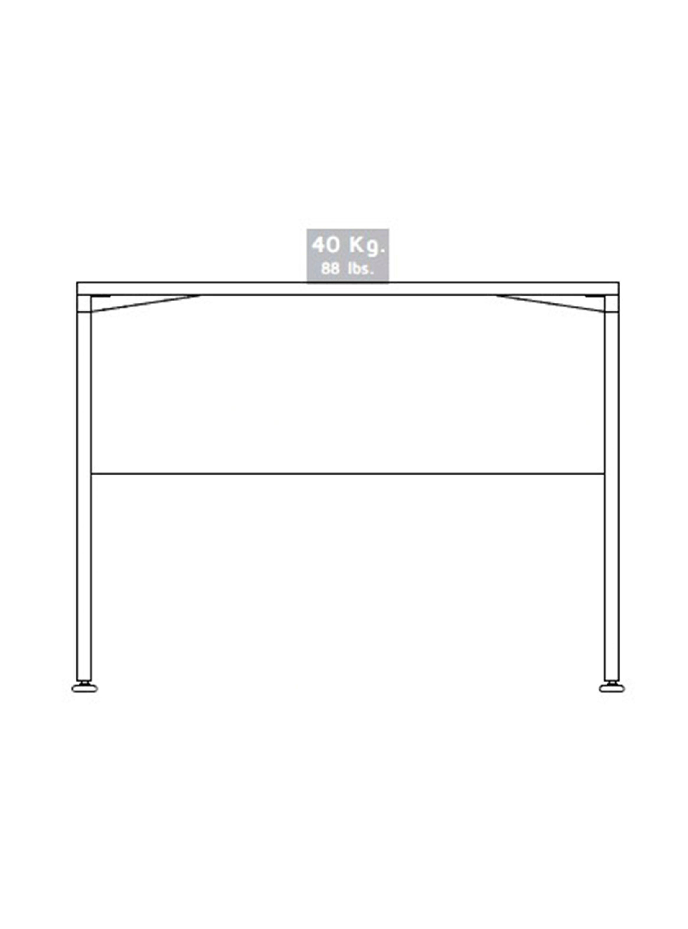 Mesa Escritorio M-100 Home Office Negro Soft-Coñac-2