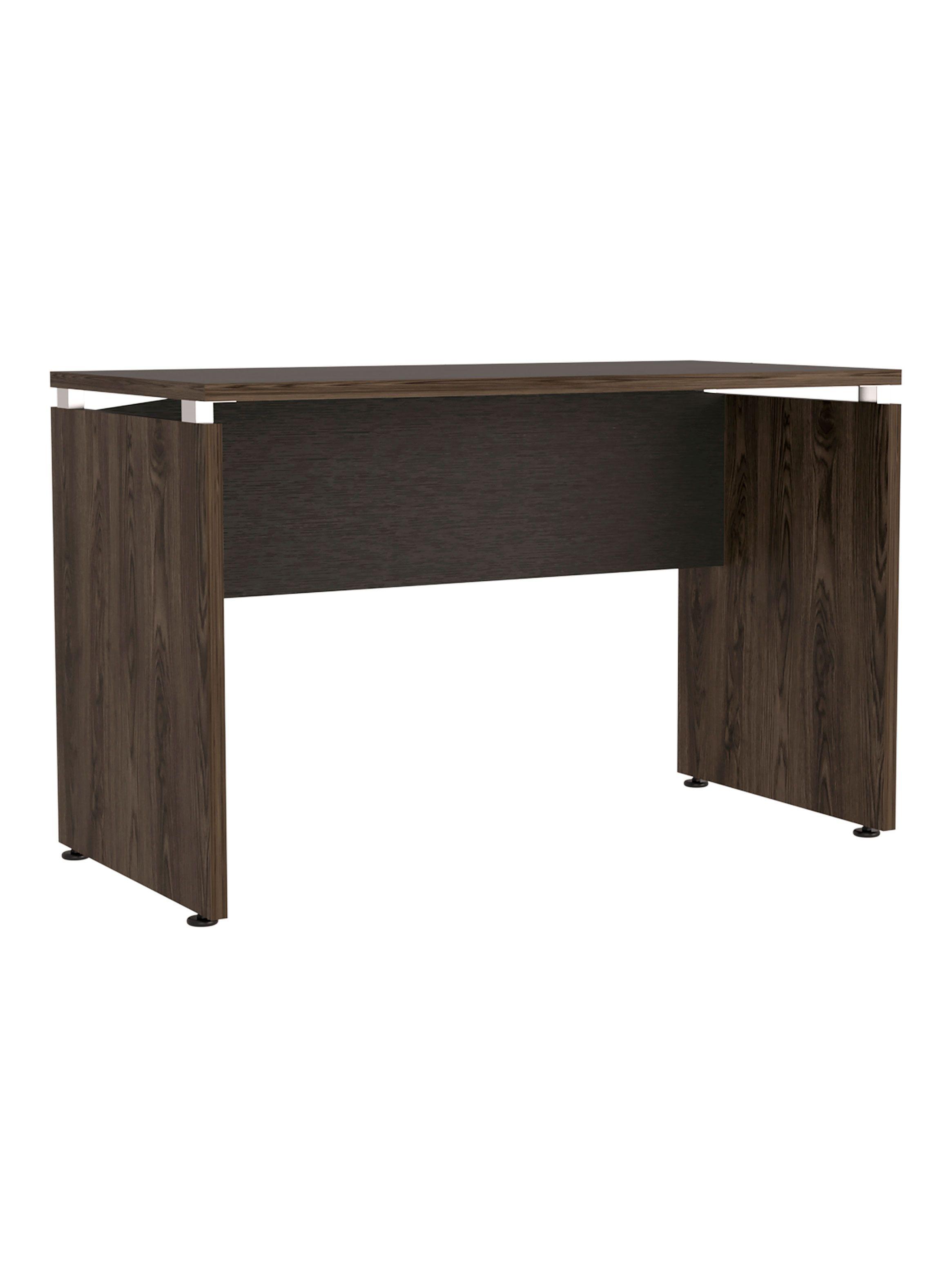 Mesa Escritorio M-120 Home Office Negro Soft-Coñac-2