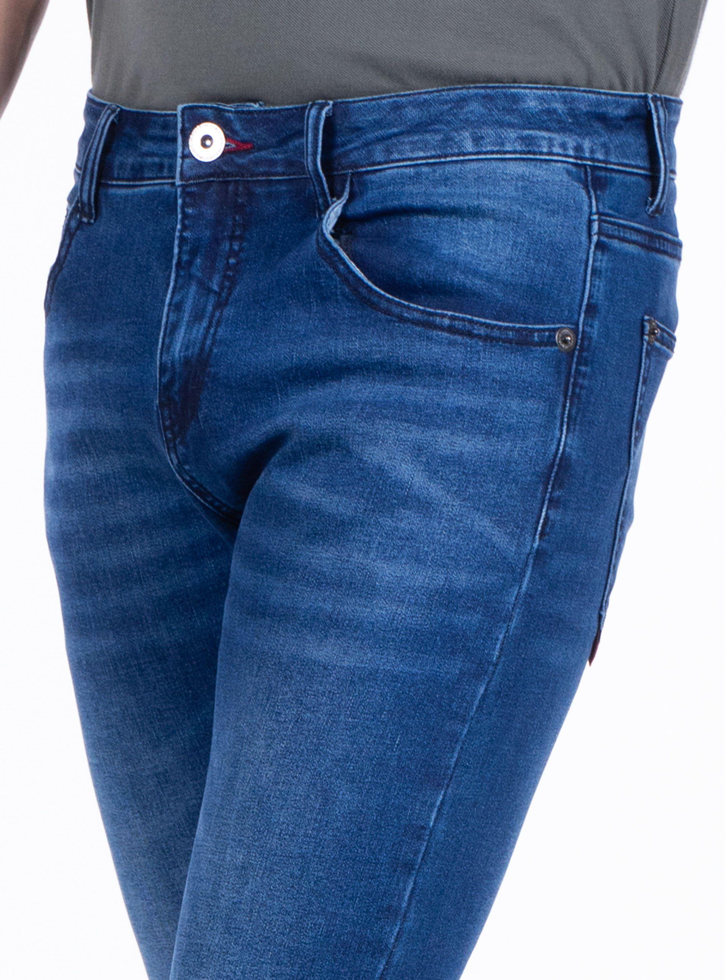 Jeans New Slim Tiro Medio Dark-2