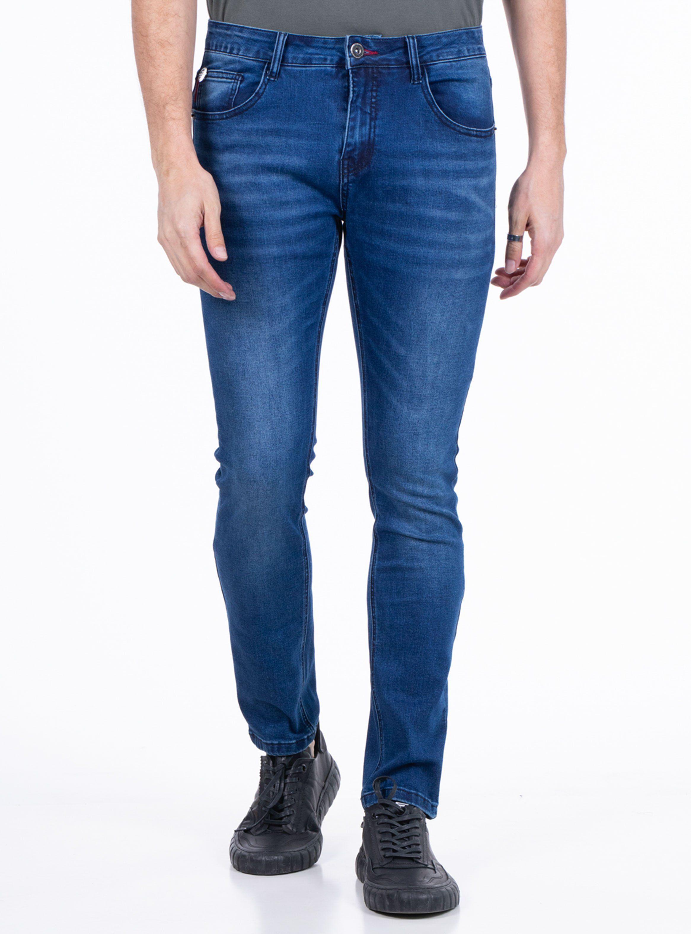 Jeans New Slim Tiro Medio Dark-0