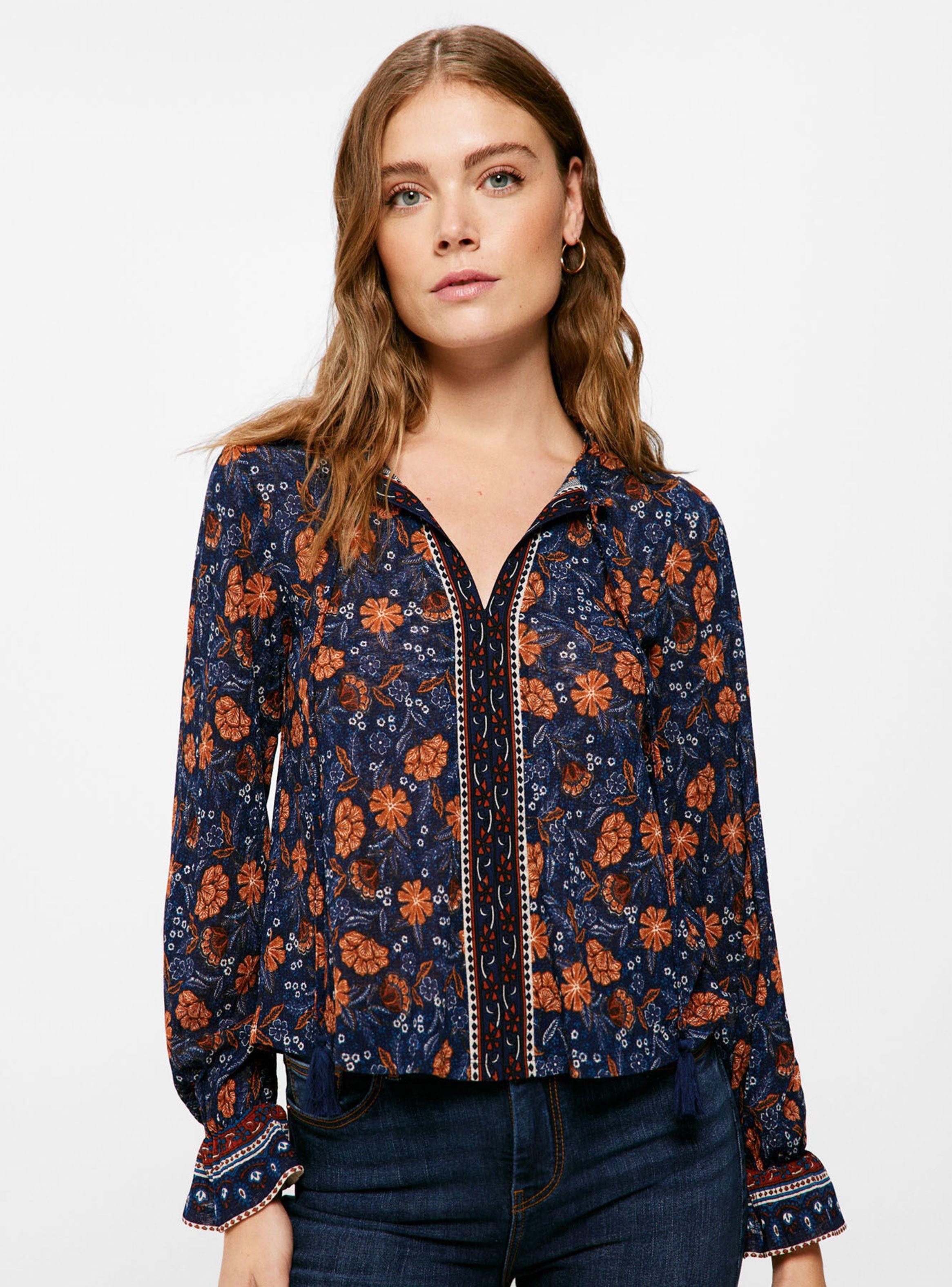 Blusa Flores Cenefas-0