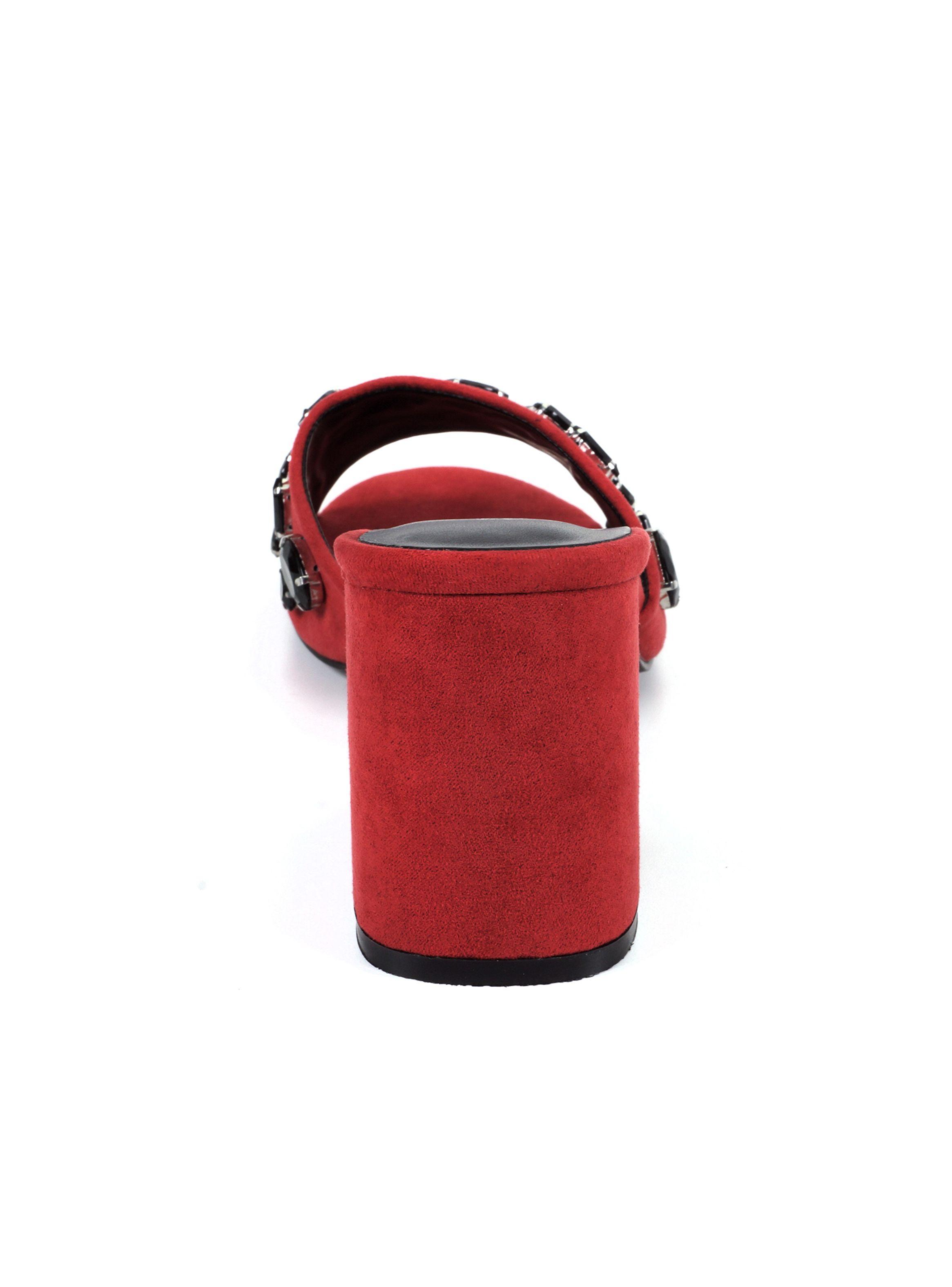 Sandalia Eda Manzini Genara Rojo Mujer-3