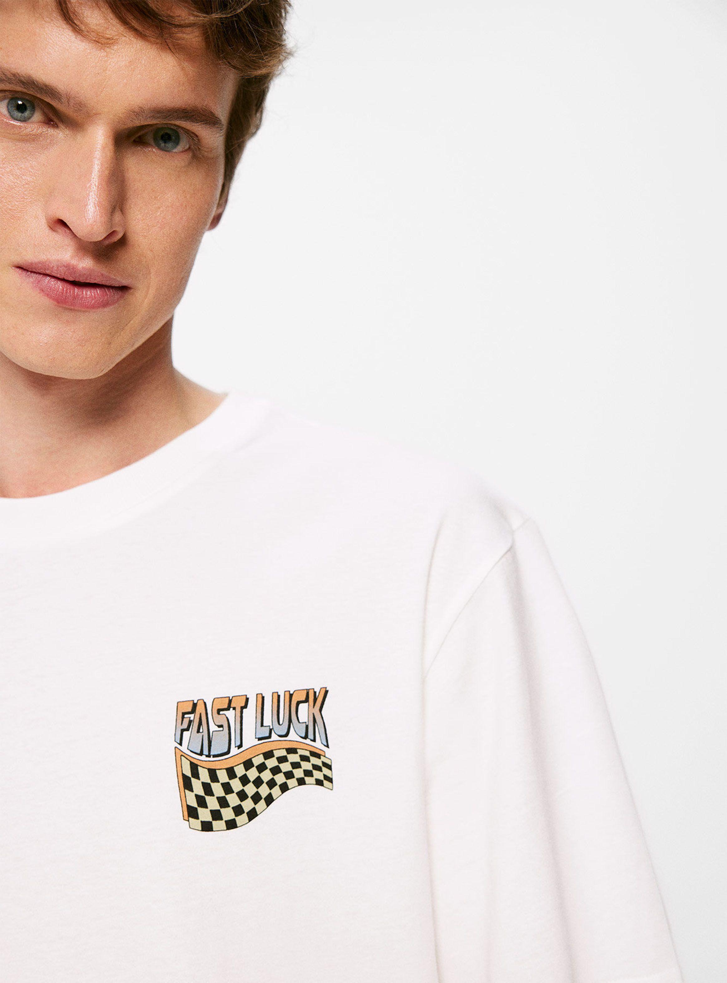 Polera Fast Luck Print Back-2