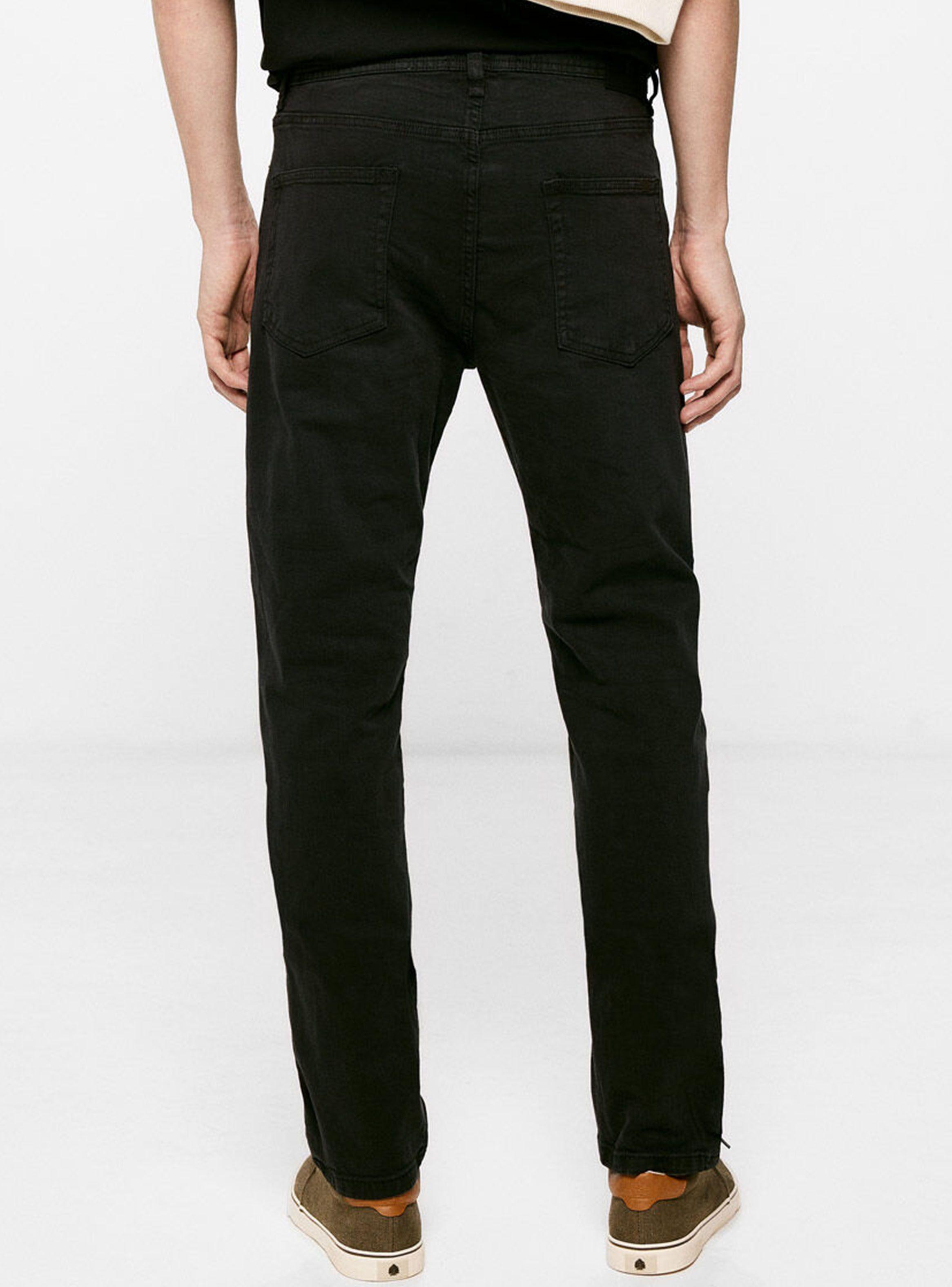 Pantalón 5 Bolsillos Color Slim Lavado-1