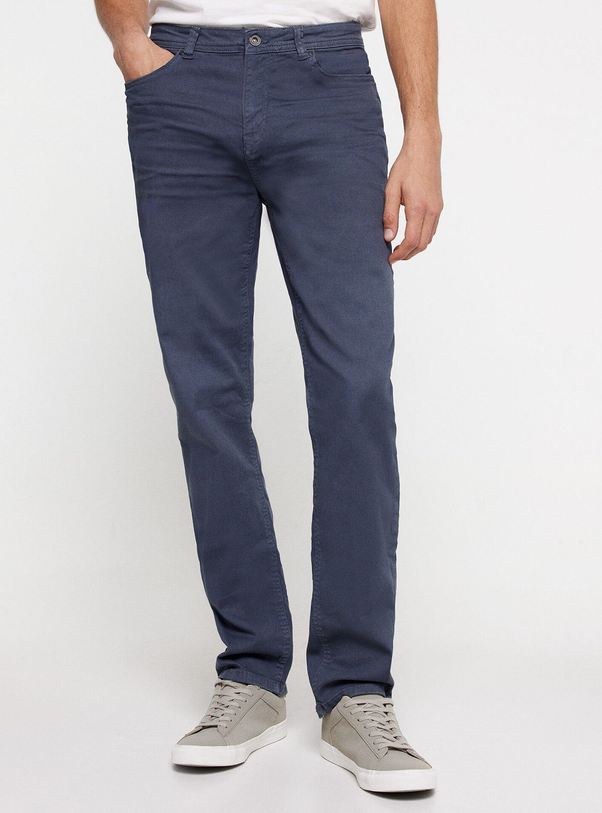 Pantalón 5 Bolsillos Color Regular Lavado-0