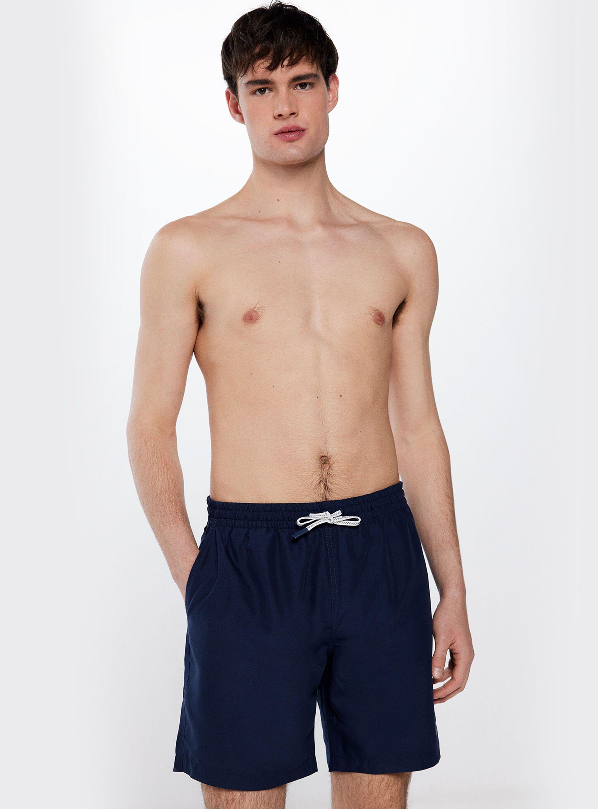 Traje de Baño Liso Logo-0