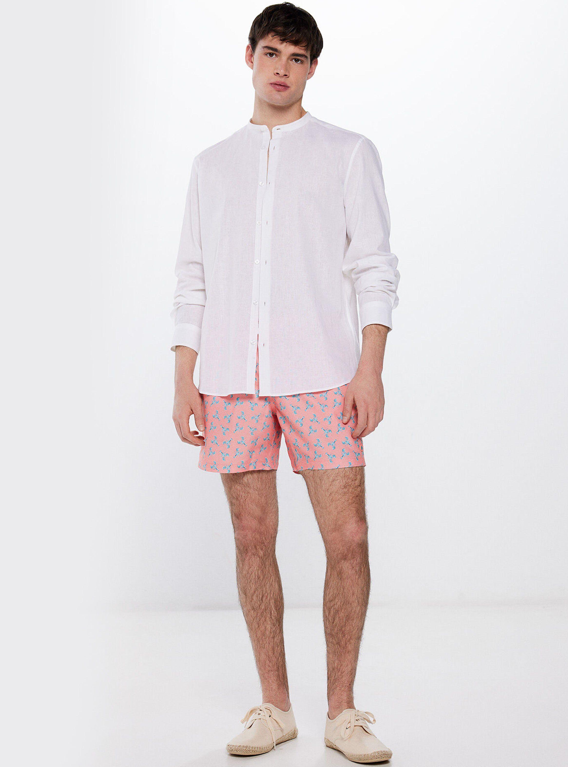 Traje de Baño Estampado Langostas-3