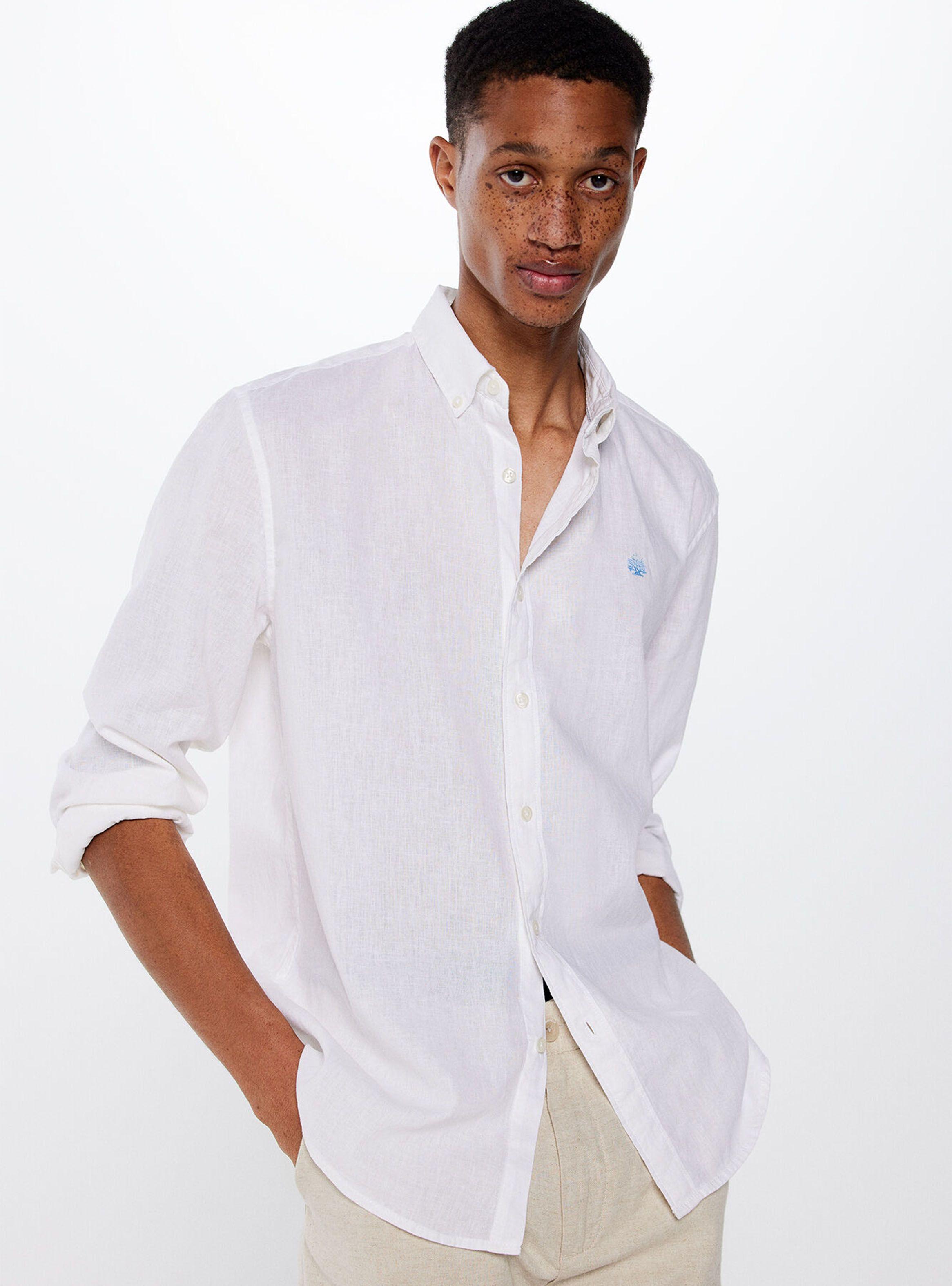 Camisa Lino Claro-0