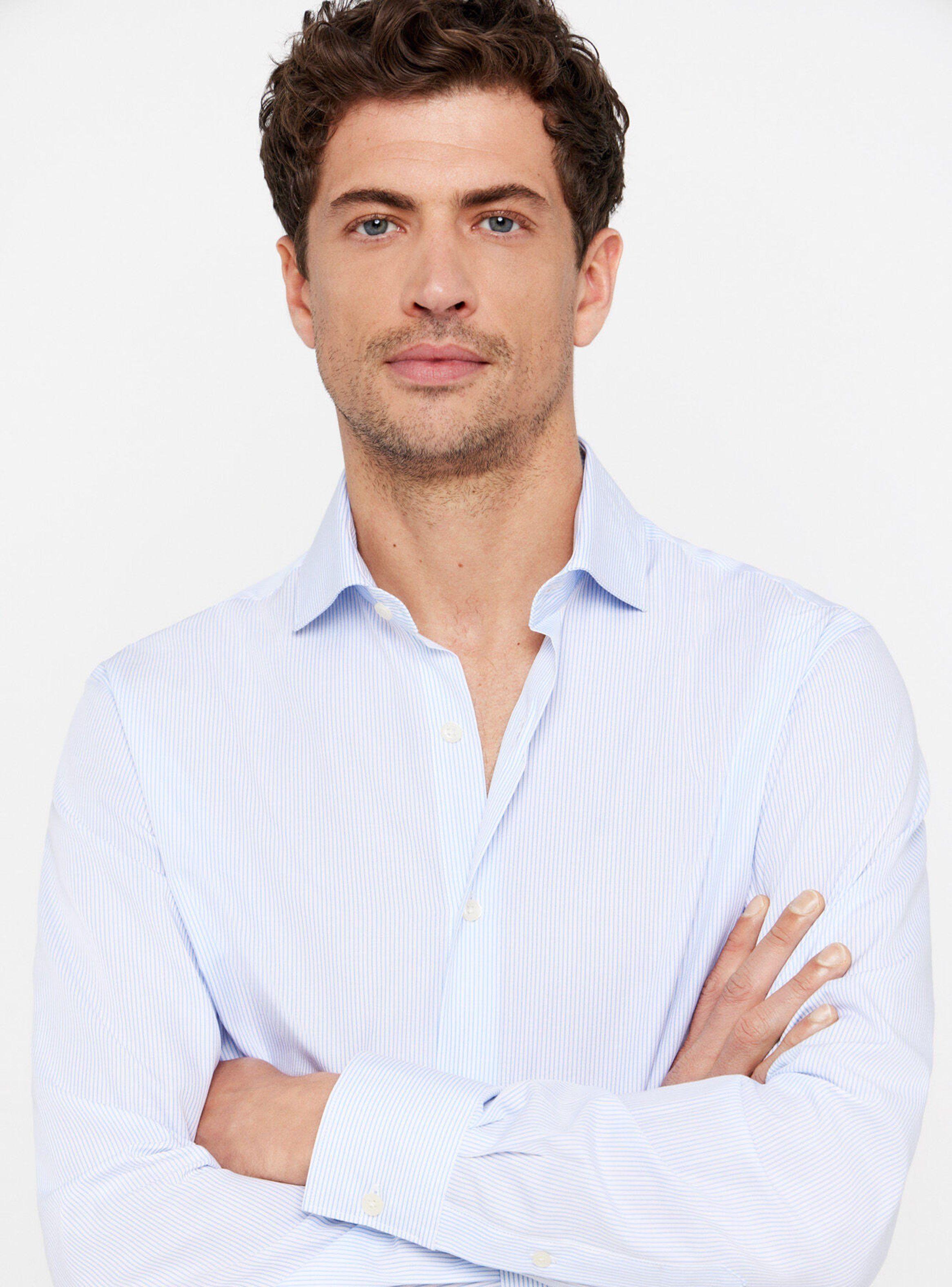 Camisa Vestir Rayas Fácil Plancha-2