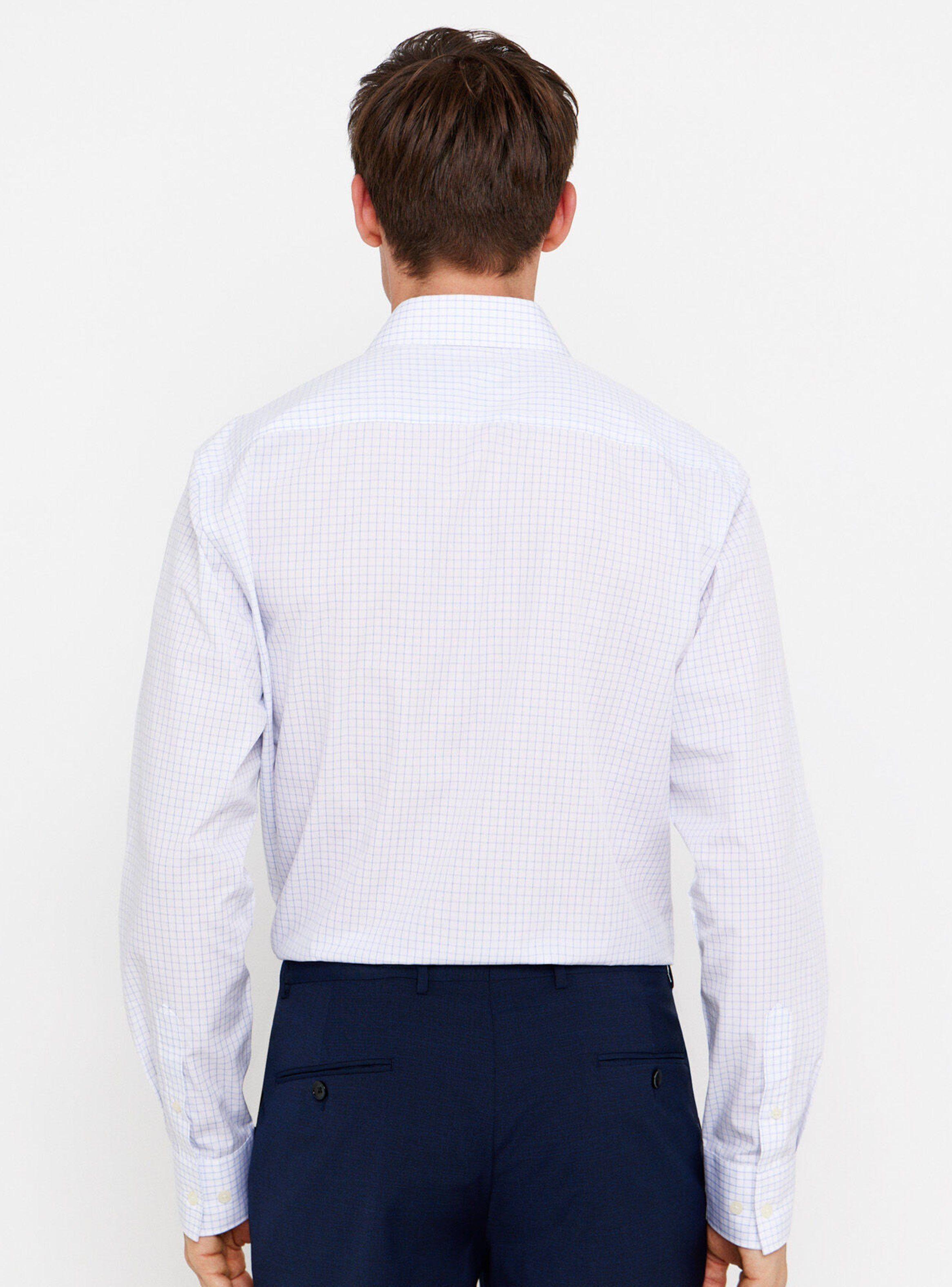 Camisa Vestir Fácil Plancha Cuadros-1