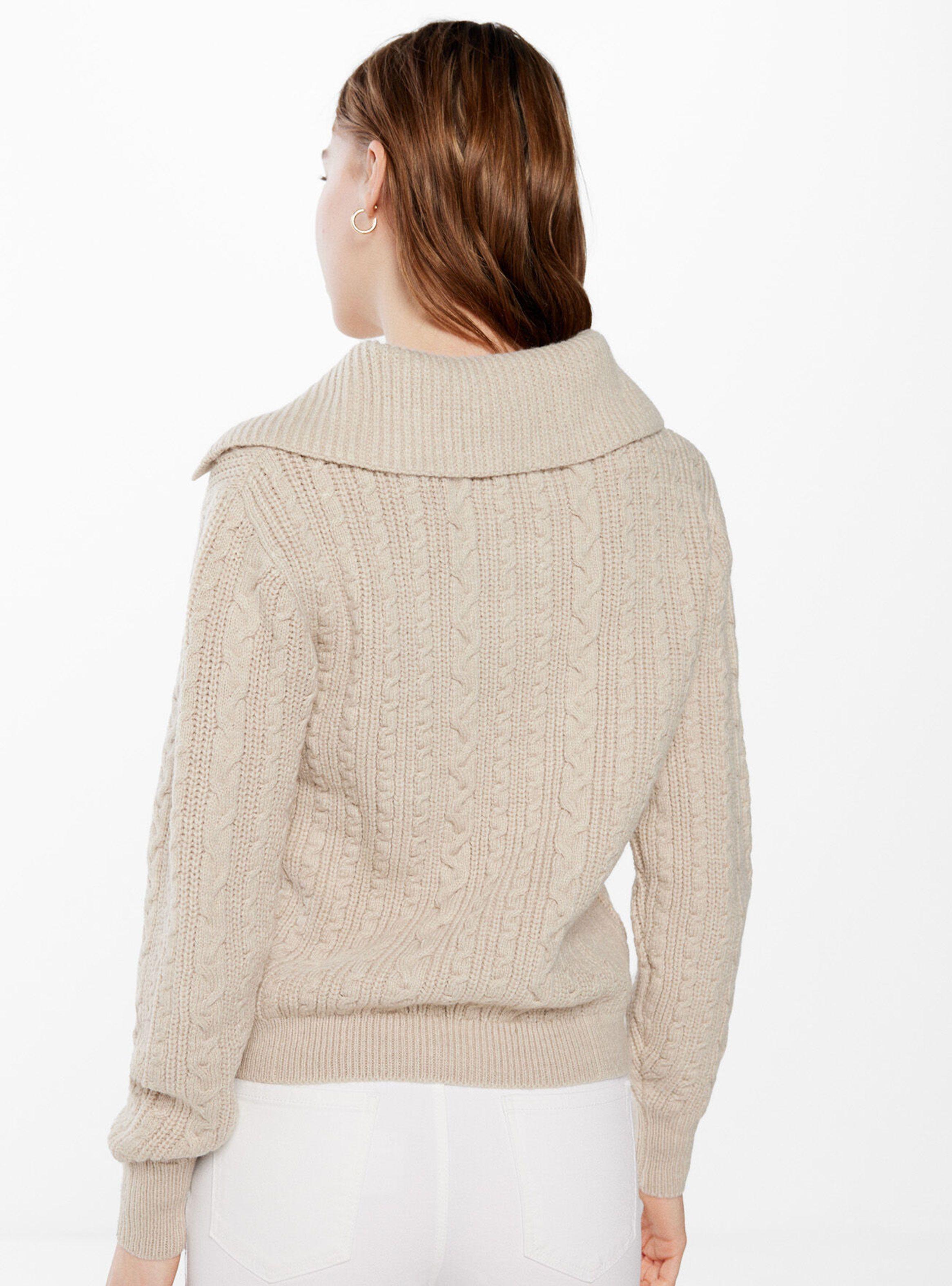Sweater Polo Cable Knit-1