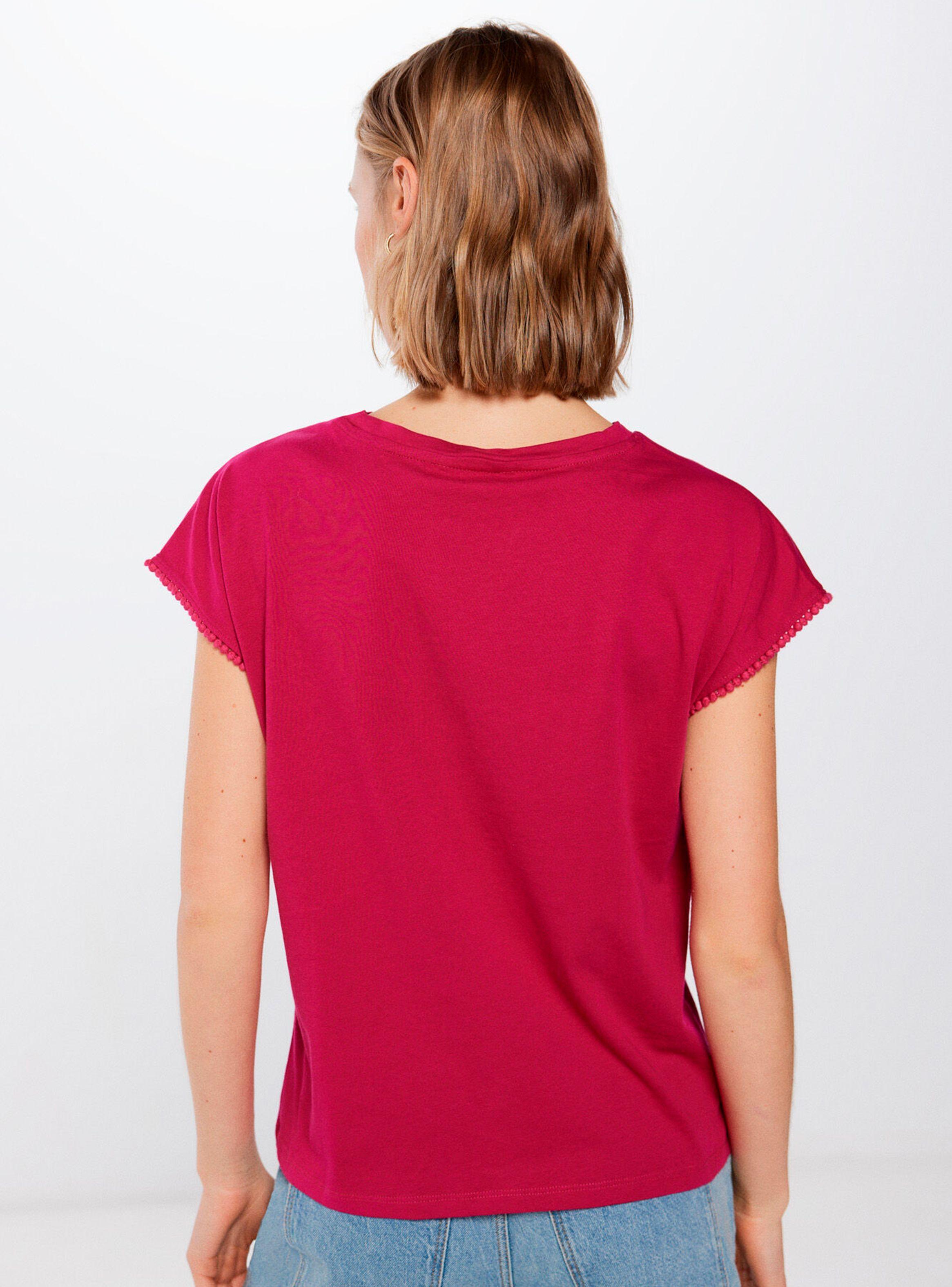 Polera Estampado Lace Bolitas-1
