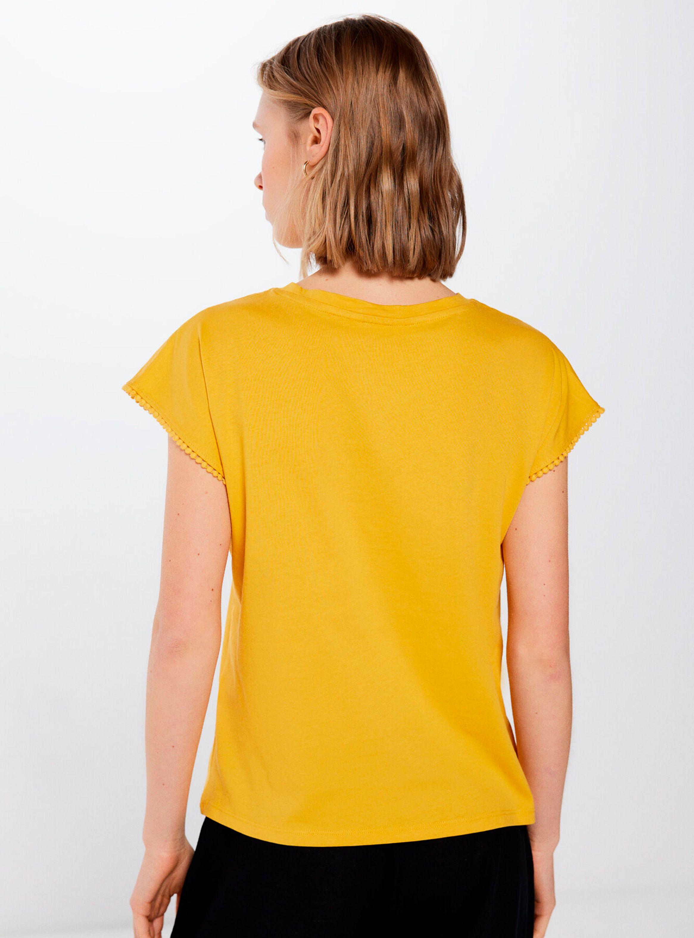 Polera Estampado Lace Bolitas Mano de Fátima-1