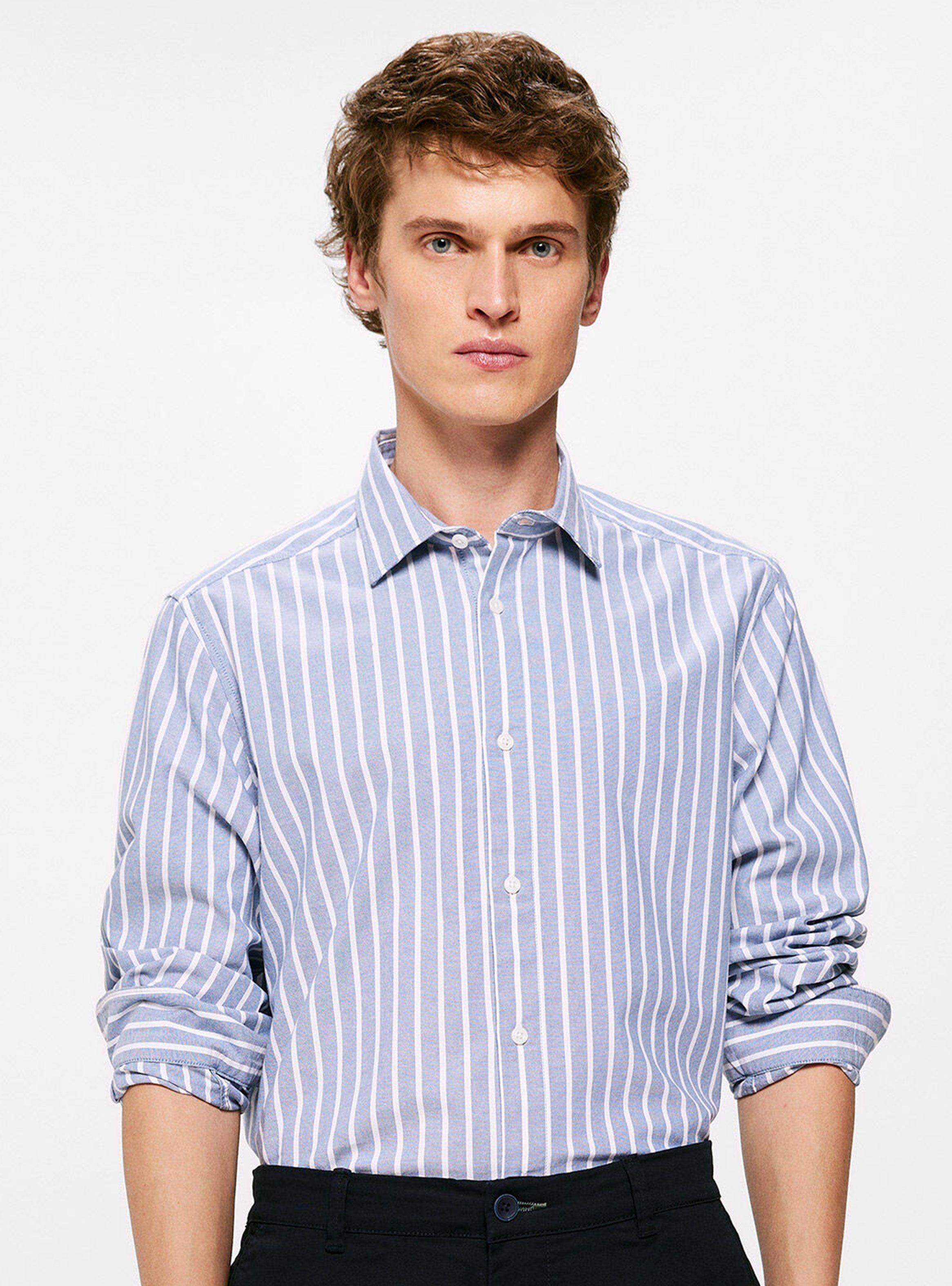 Camisa Pinpoint Rayas-0