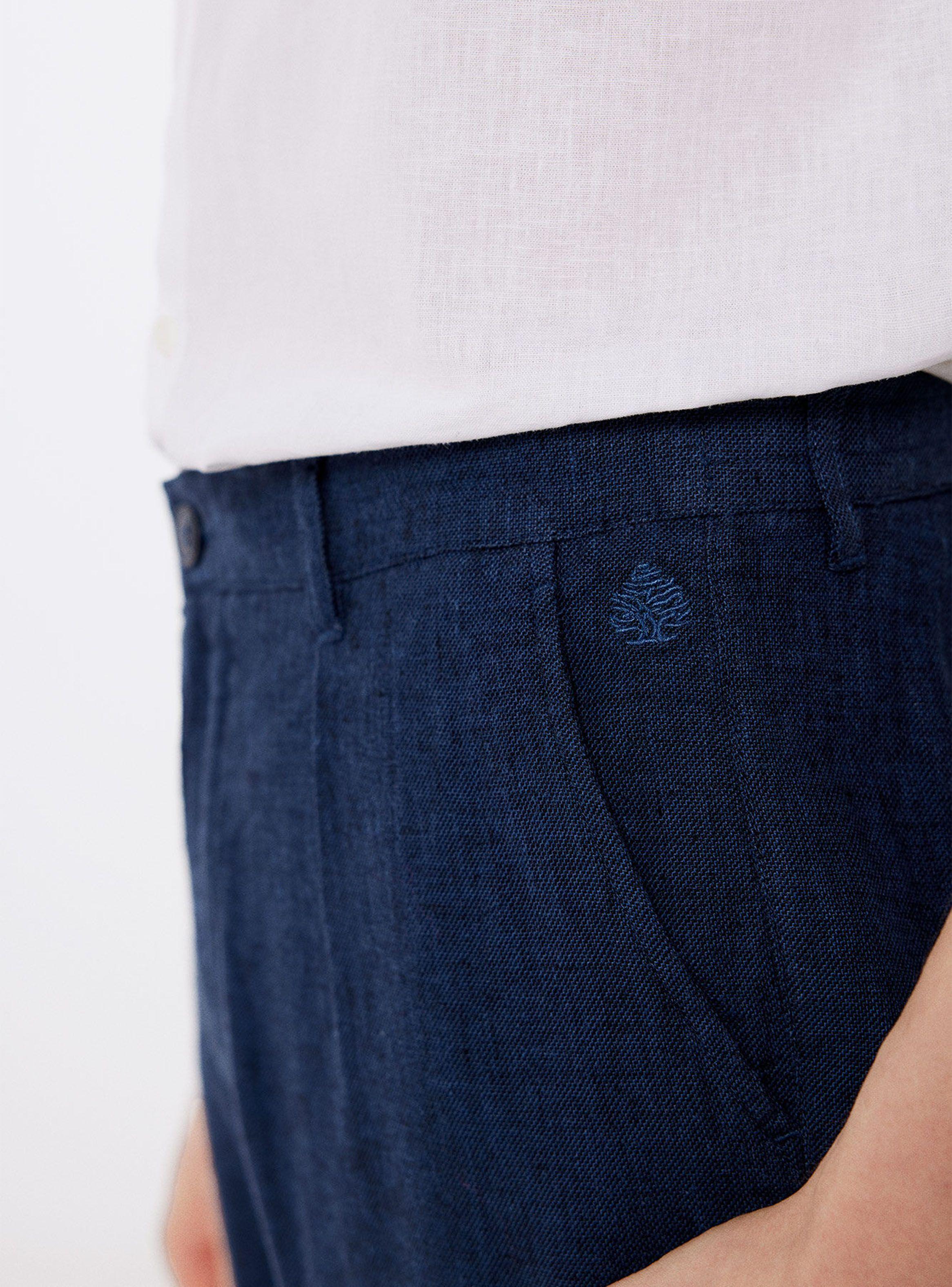Pantalón Lino Slim Fit-2