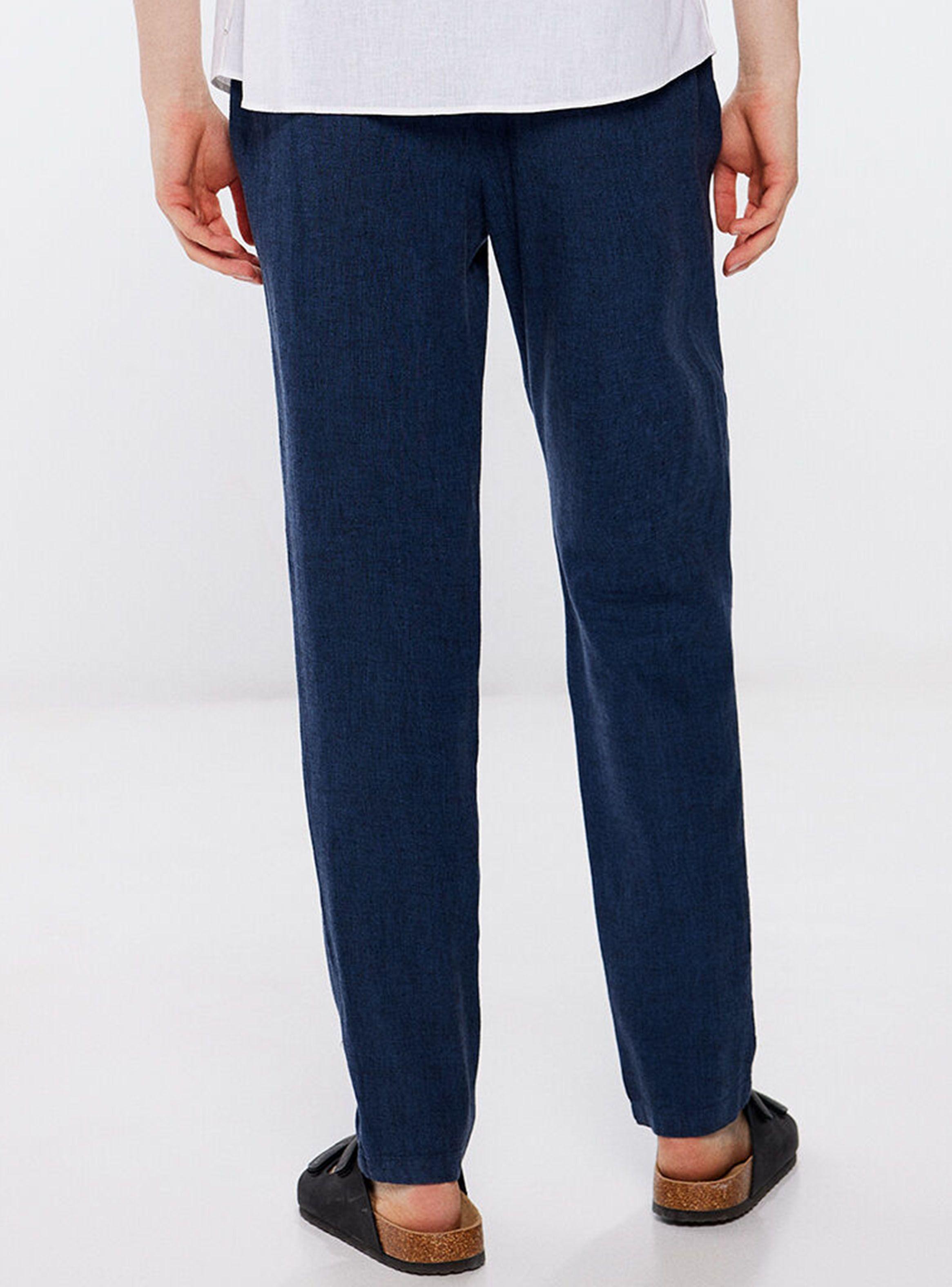 Pantalón Lino Slim Fit-1