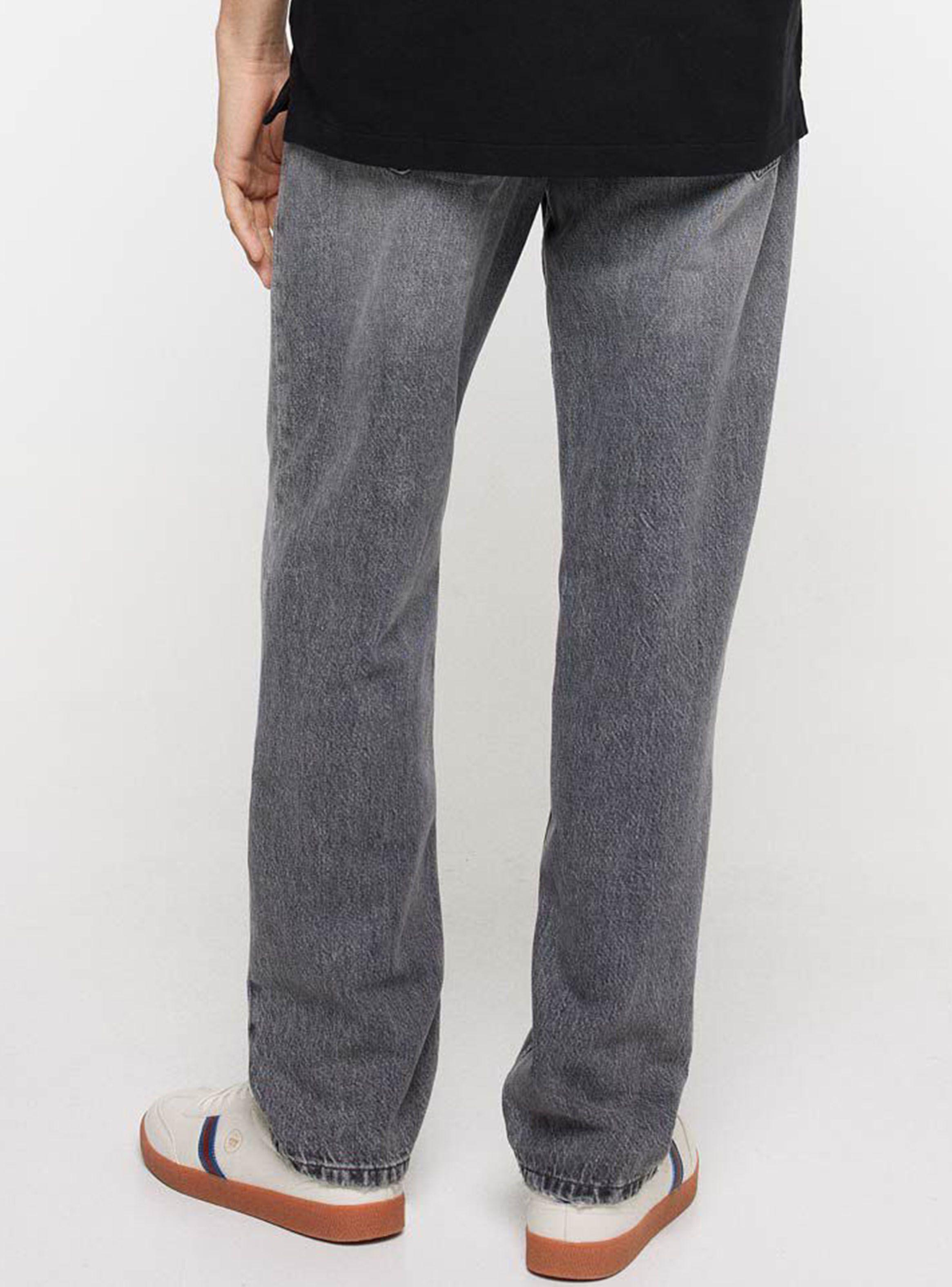 Black Heavy-Wash Straight Jeans-1