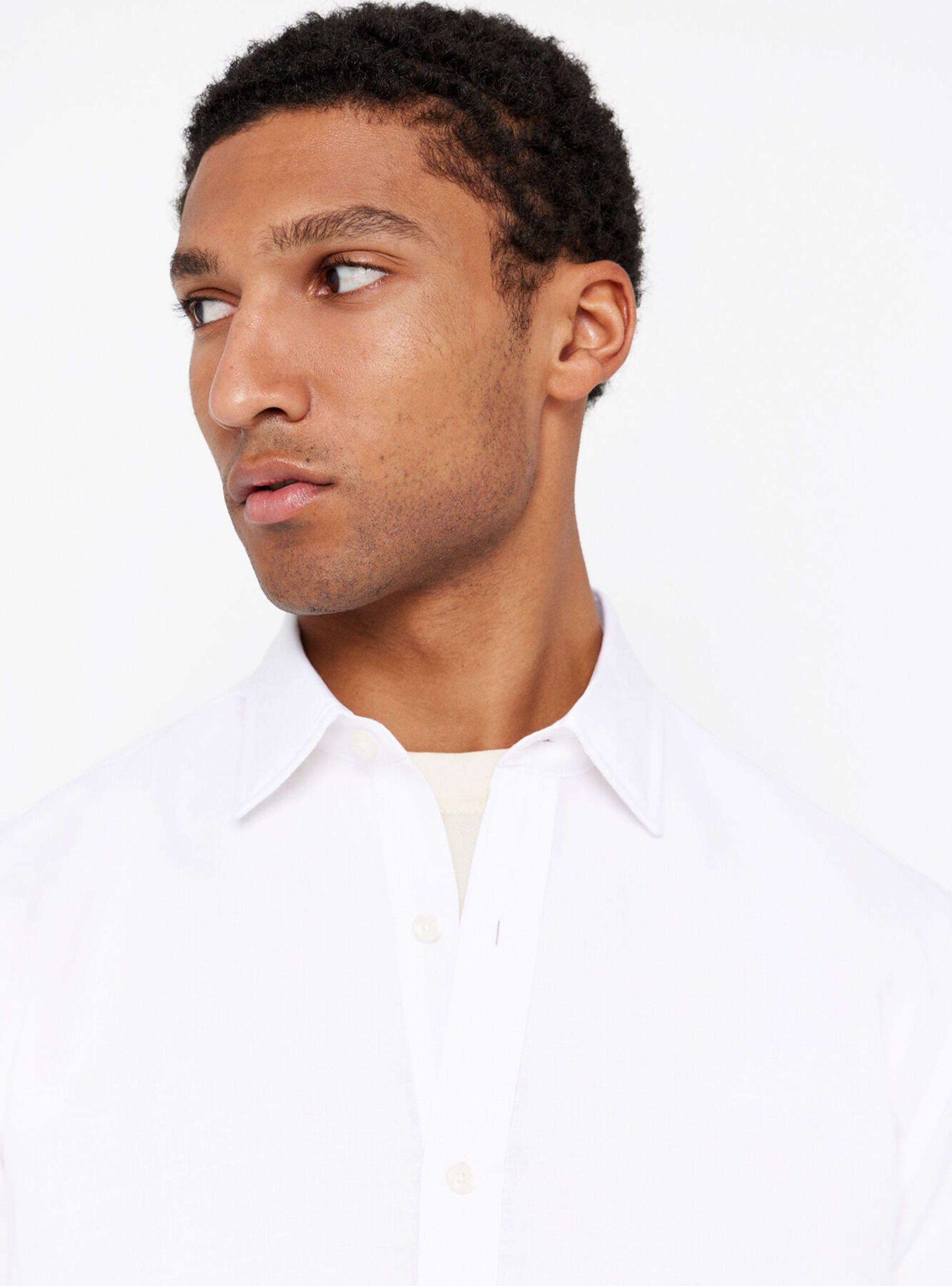 Camisa Lino Algodón Liso-2