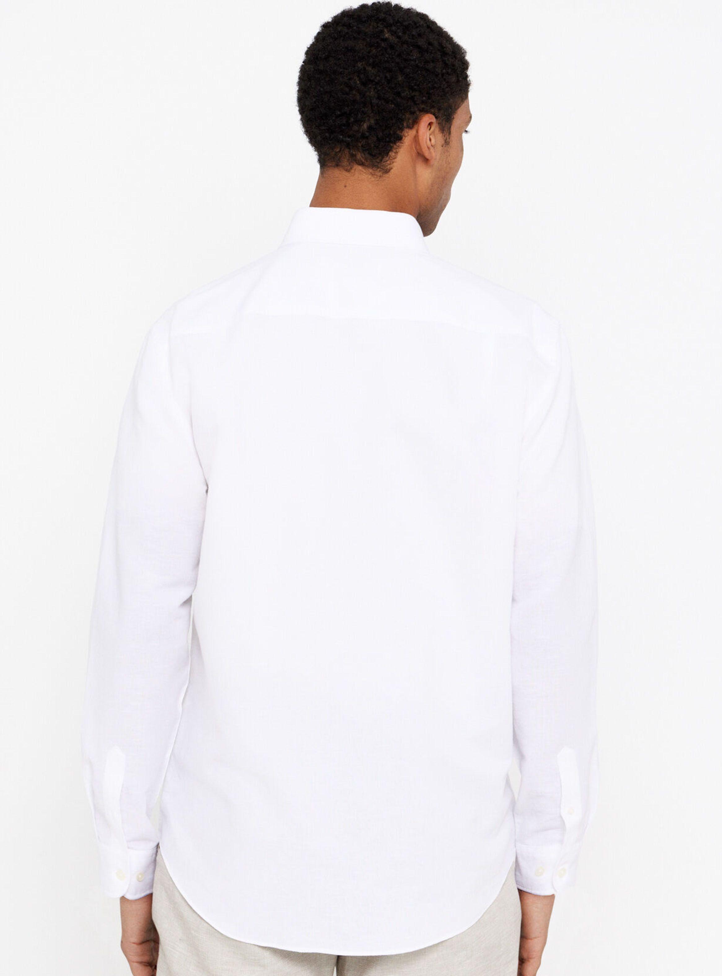 Camisa Lino Algodón Liso-1