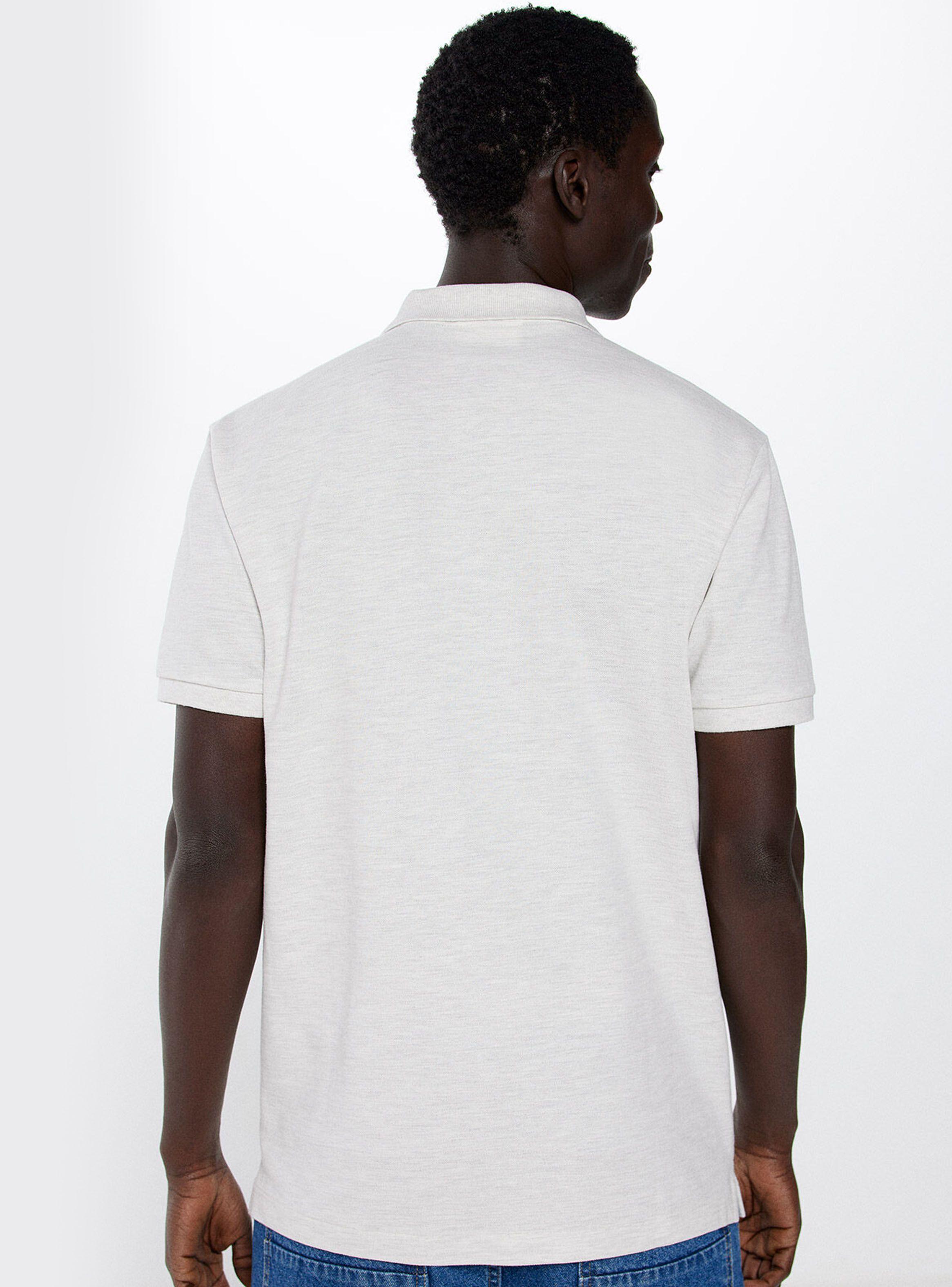 Polera Polo Piqué Bloque Color Regular Fit-1