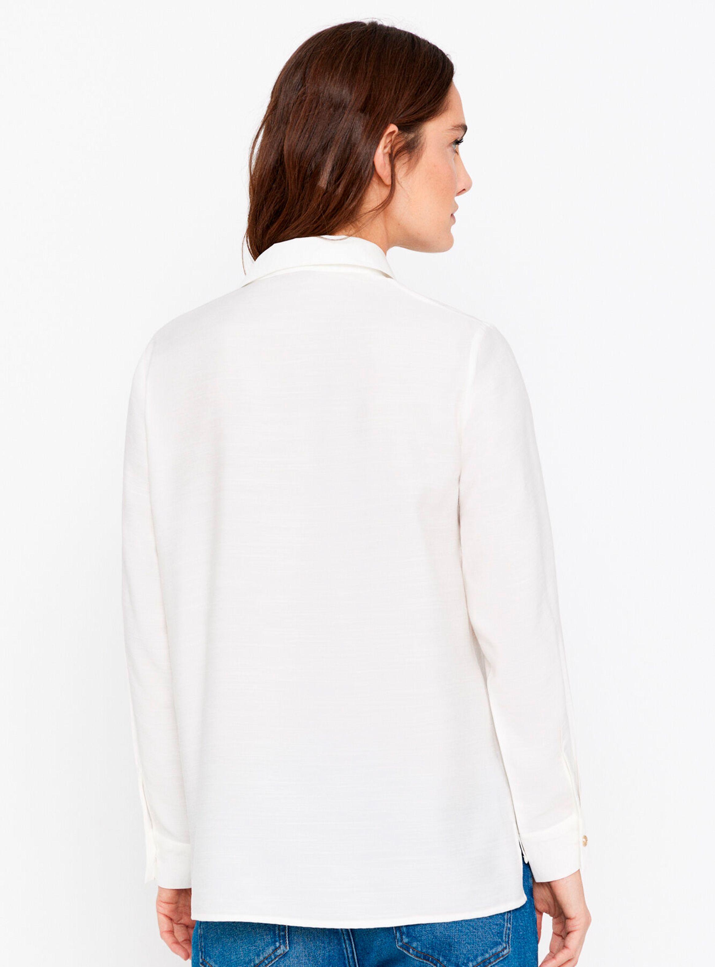 Camisa Blanca Botones Metálicos-1