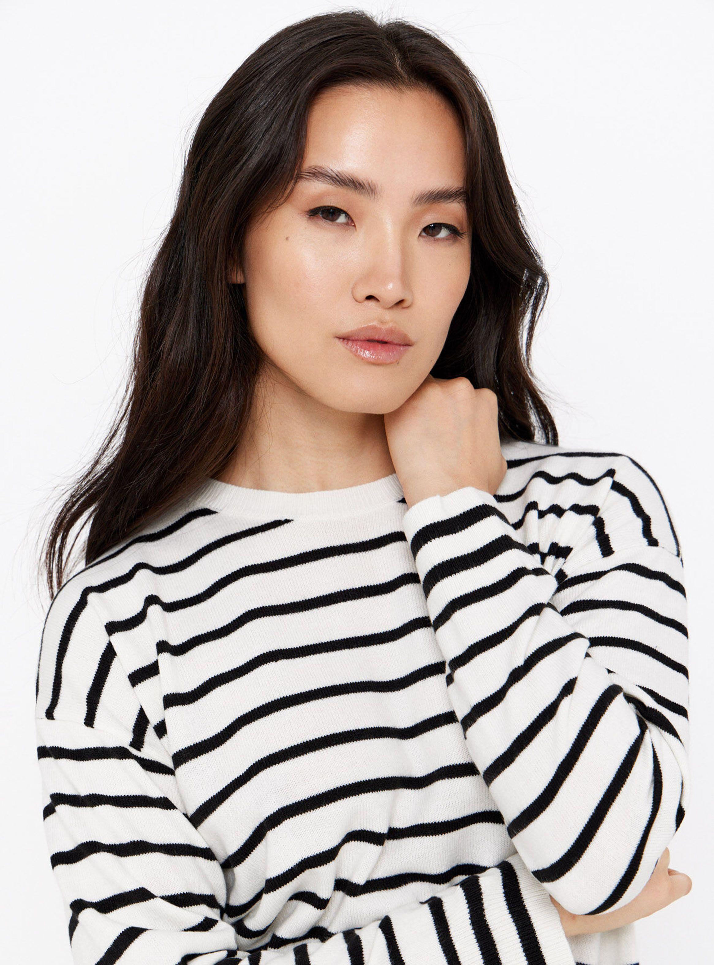 Sweater Rayas Bicolor Punto-2