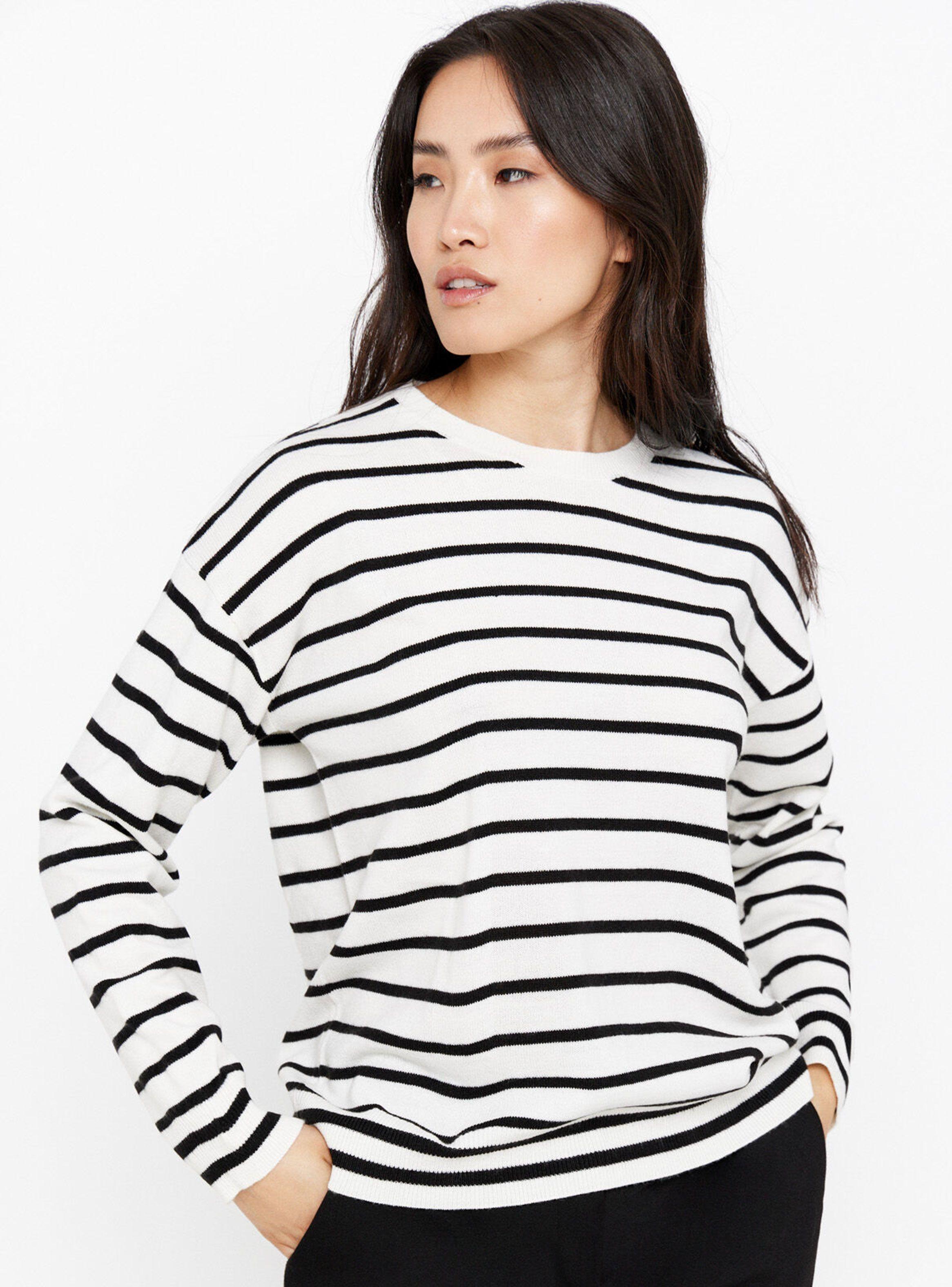 Sweater Rayas Bicolor Punto-0