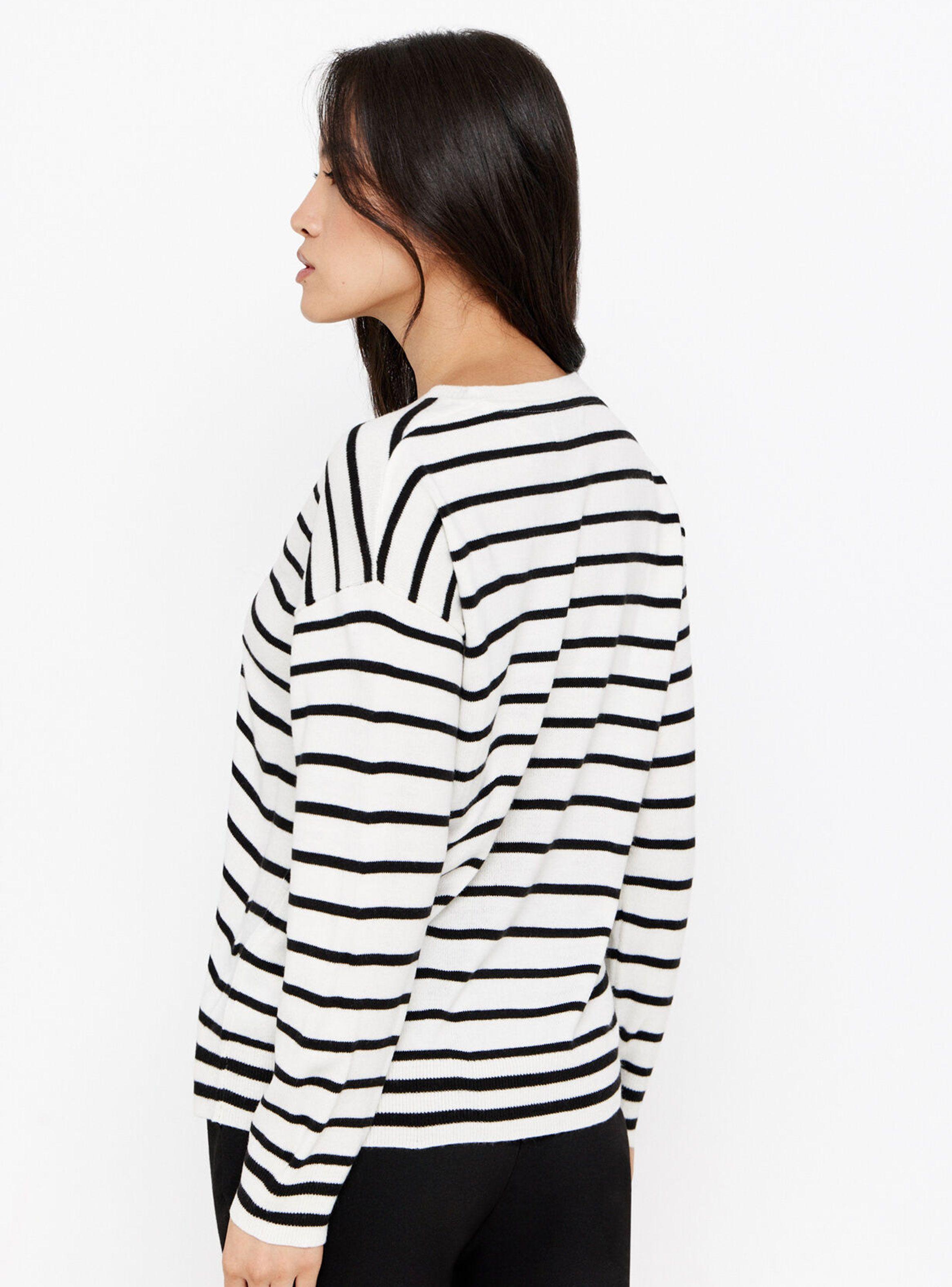 Sweater Rayas Bicolor Punto-1