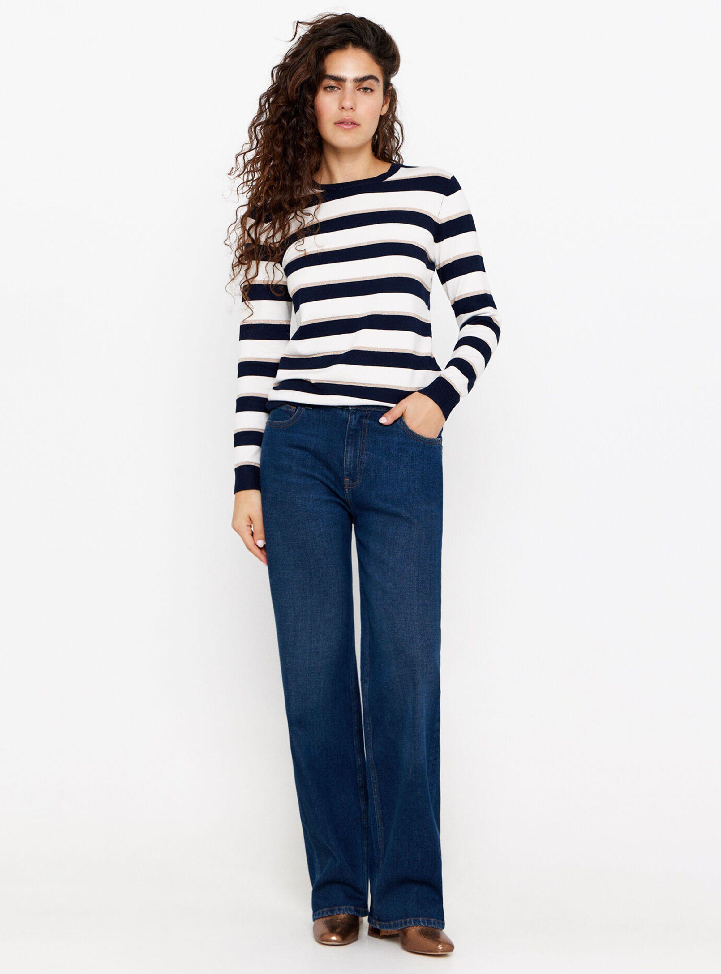 Sweater Rayas Lurex Corte Recto-3