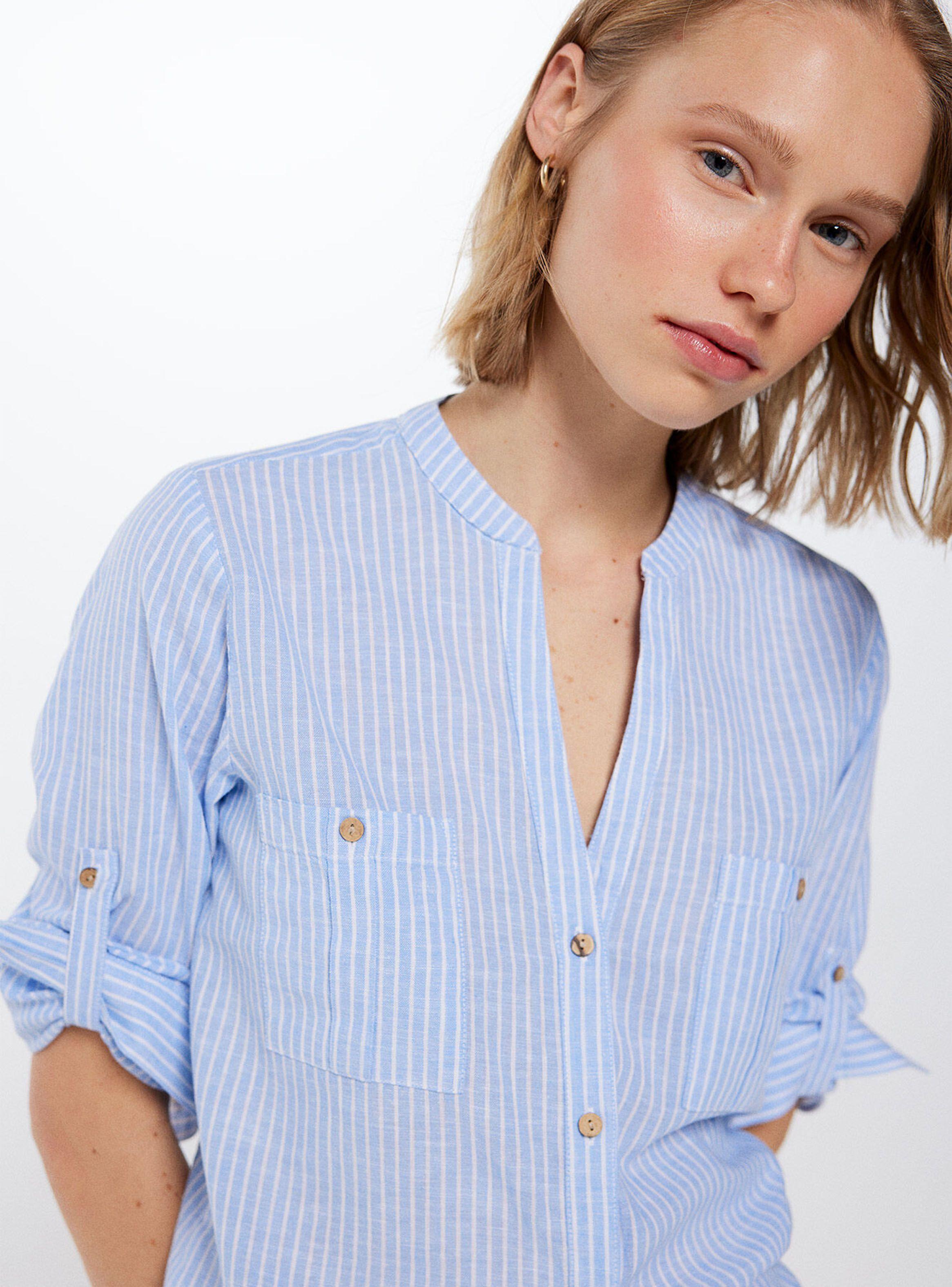 Blusa Utility Algodón Lino-2