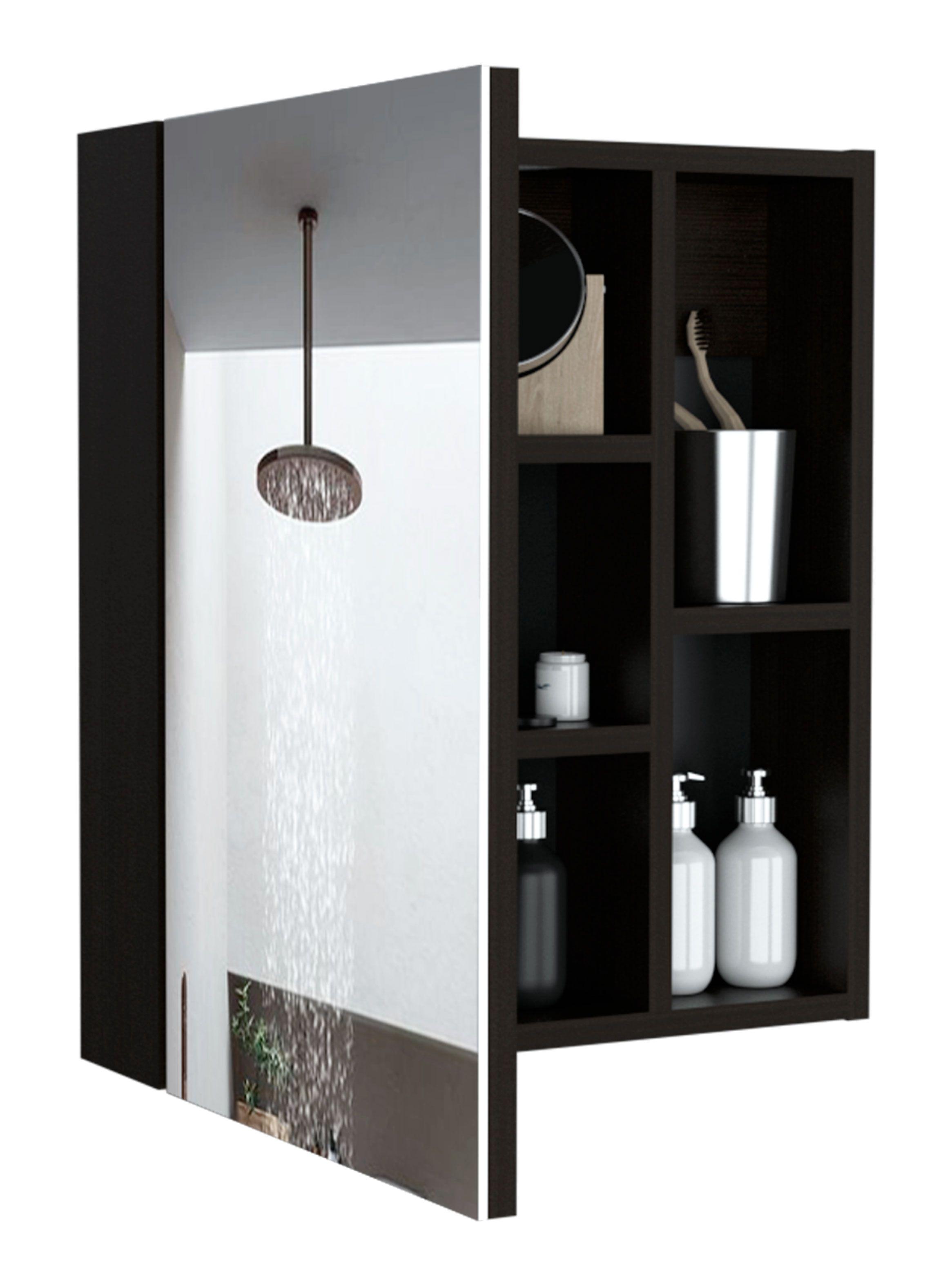 Gabinete de Baño Manchester 1C Negro-4