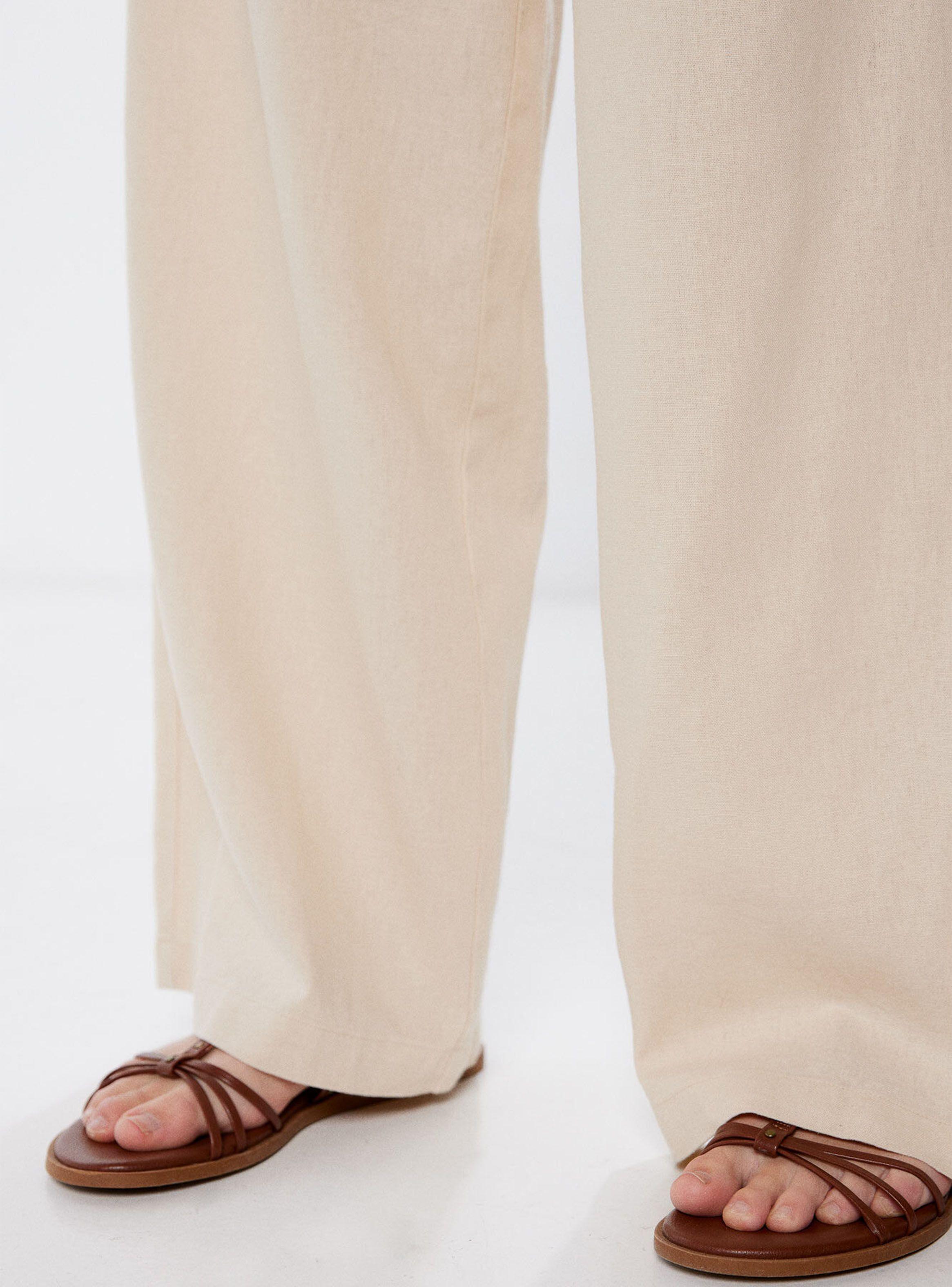 Pantalón Ancho Lino-2