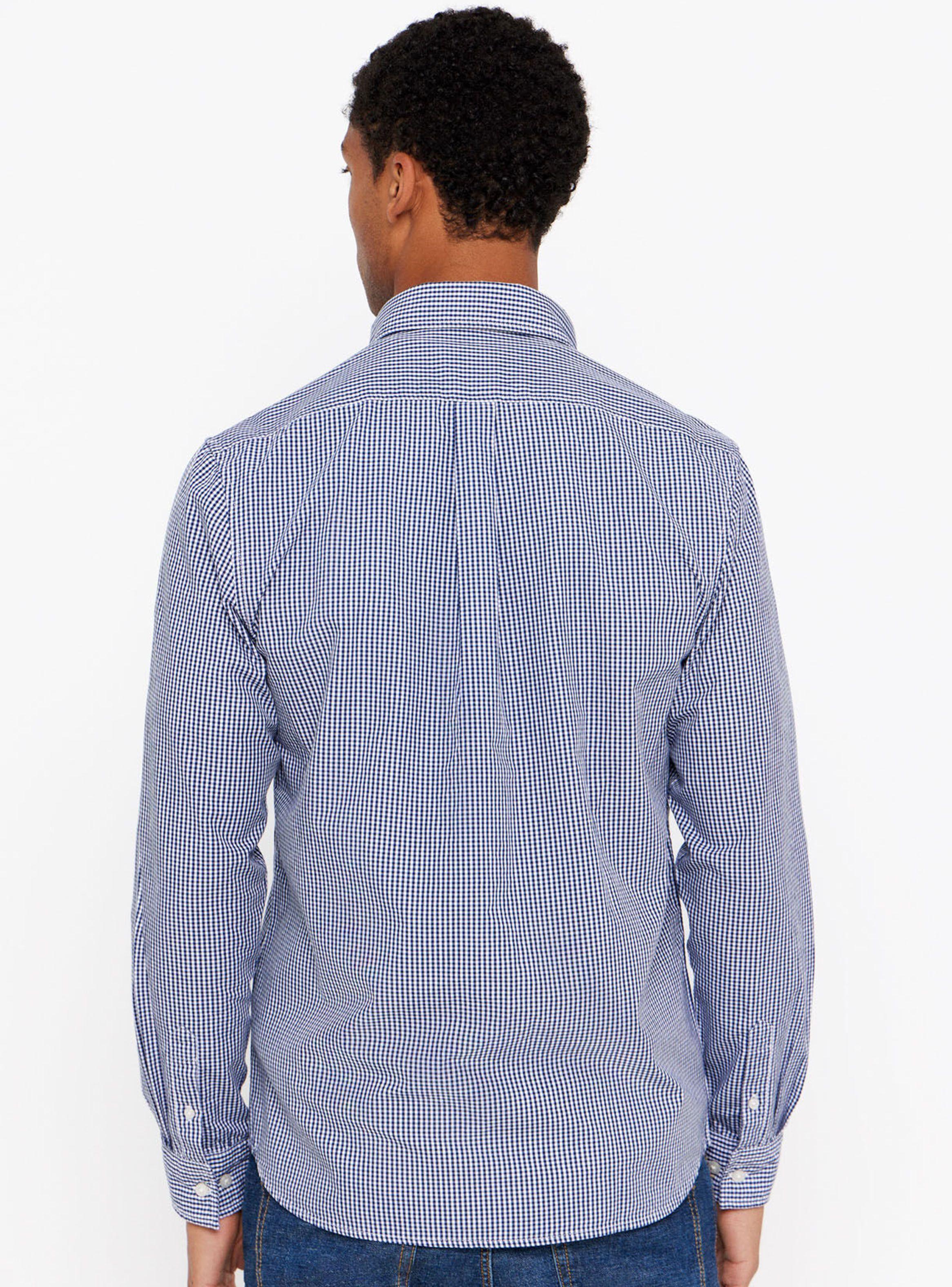 Camisa Print Cuadros Fácil Plancha-1